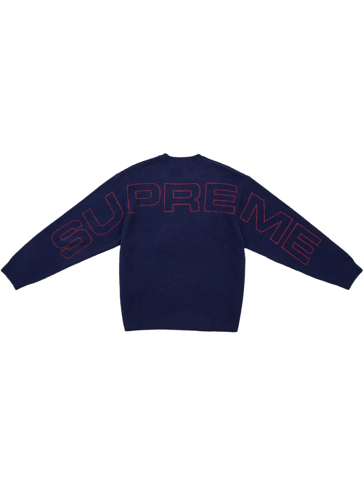 Мужской свитер Supreme Sweater (SS26) — изображение 2 из 2, темно-синий