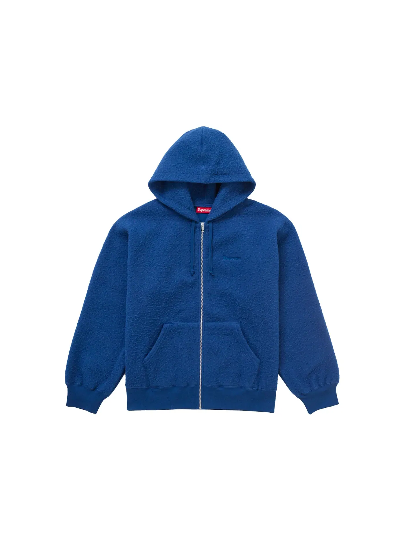 Мужской худи с принтом Supreme Pilled Zip Up Hooded Sweatshirt, Dark Royal — изображение 1 из 1