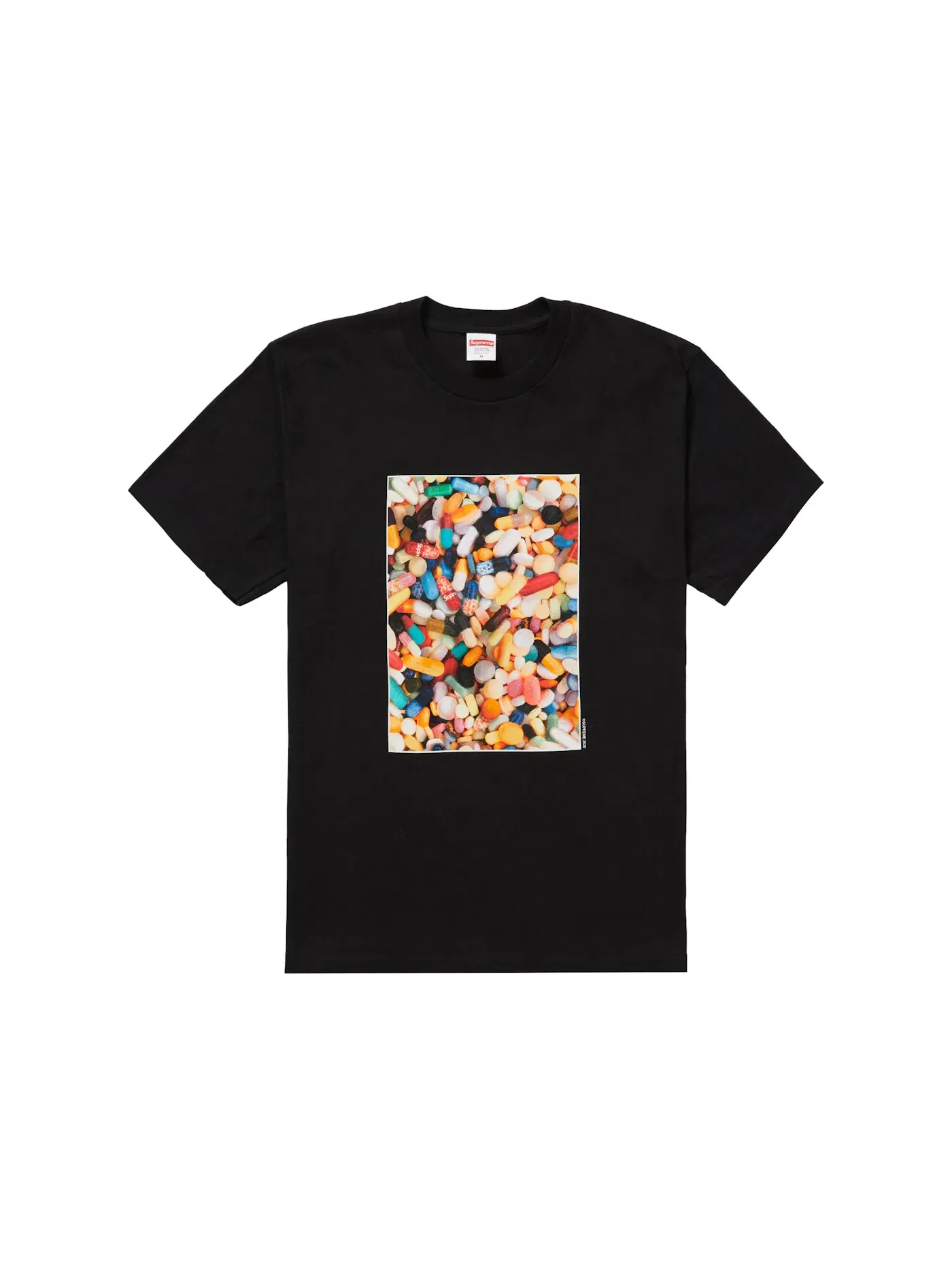 Мужская футболка с принтом Supreme Tee — изображение 1 из 1, черный