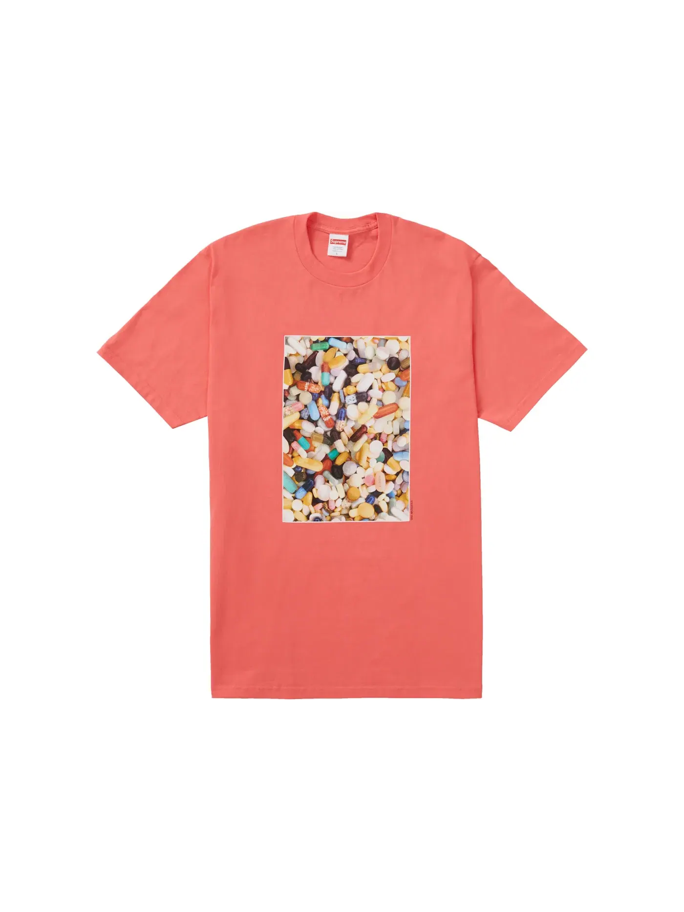 Мужская футболка Supreme Tee — изображение 1 из 1, оранжевый