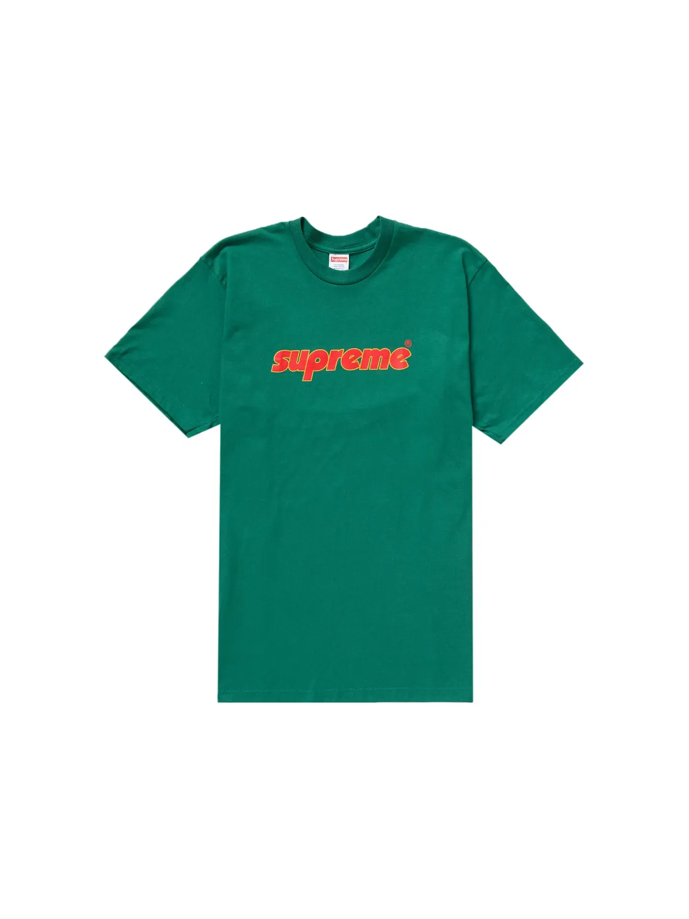 Мужская футболка с принтом Supreme Tee — изображение 1 из 1, зеленый