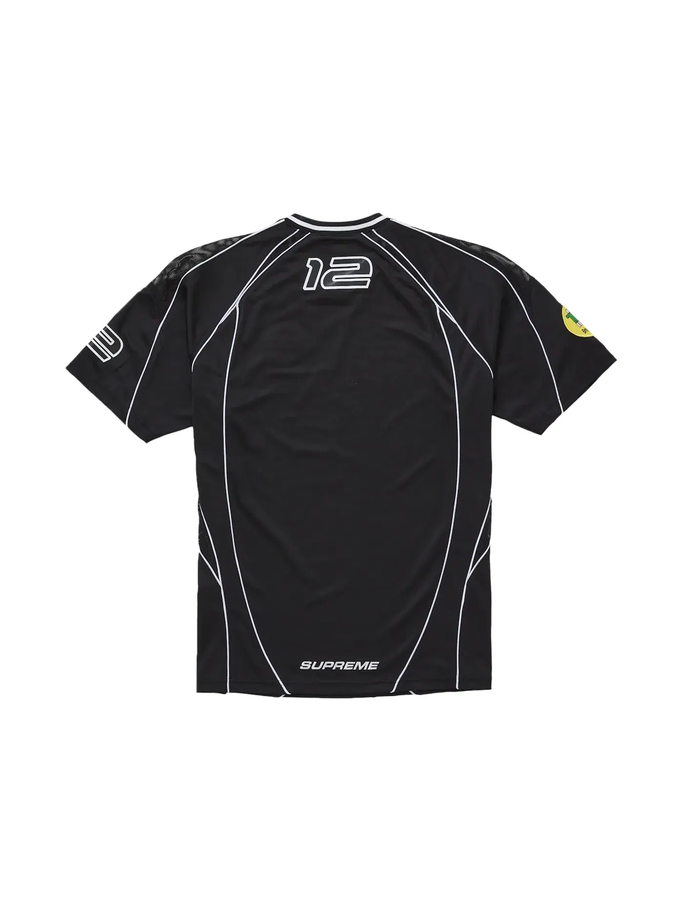 Мужская футболка с принтом Jersey Supreme — изображение 2 из 2, черный