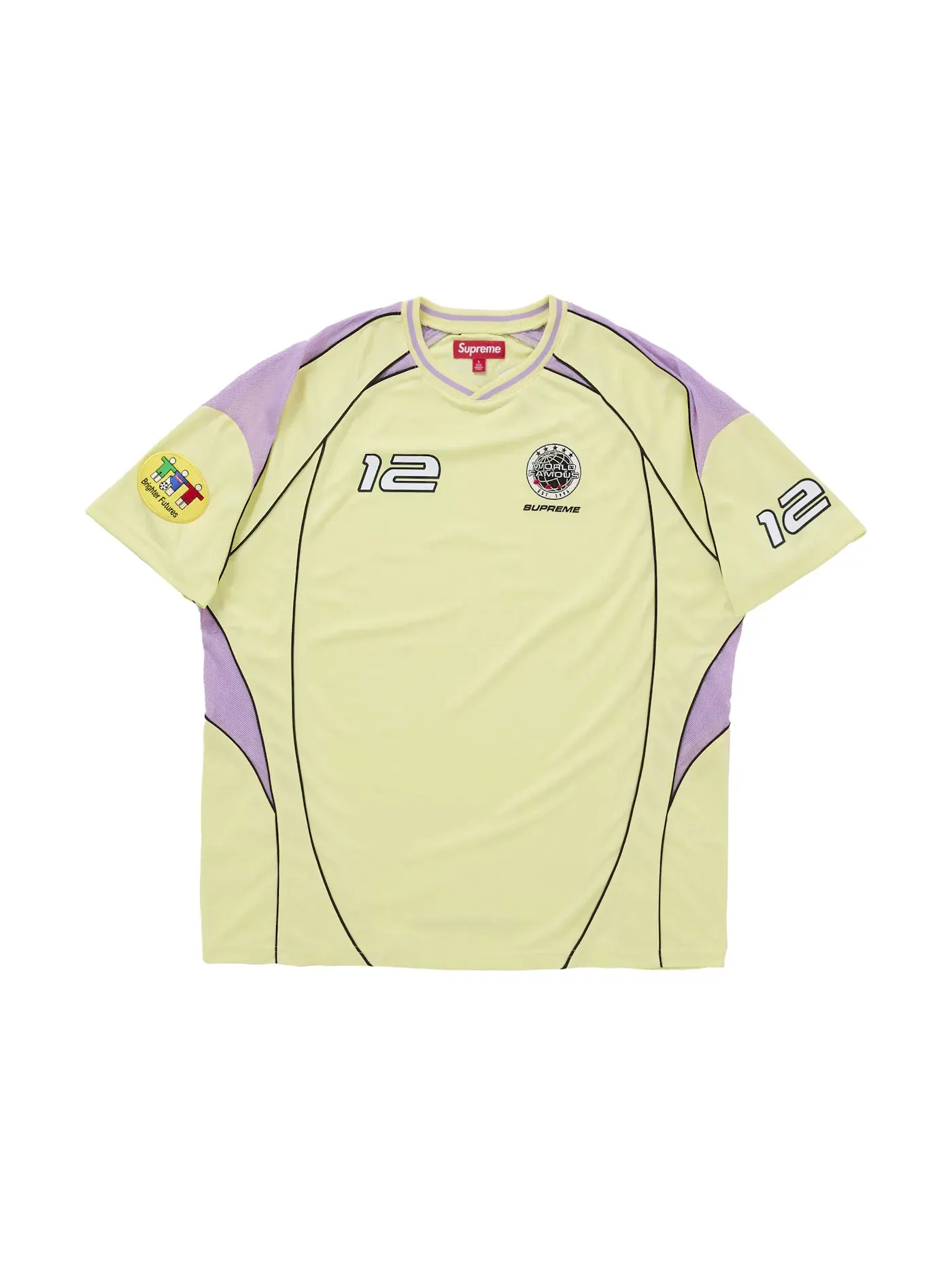 Мужская футболка с принтом Jersey Supreme — изображение 1 из 2, желтый