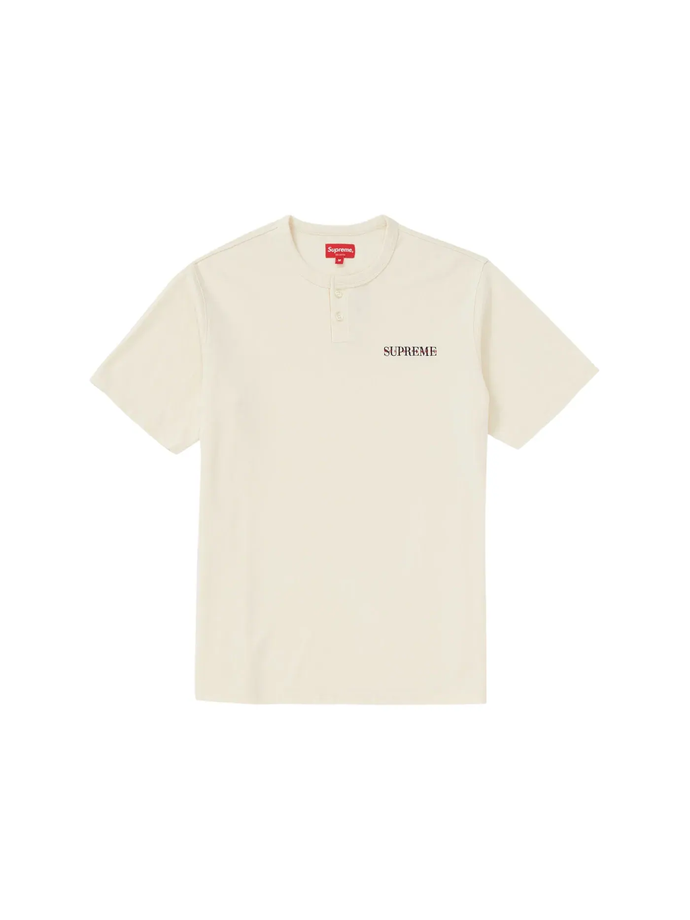 Мужская футболка-поло с коротким рукавом Supreme Henley — изображение 1 из 1, прозрачный