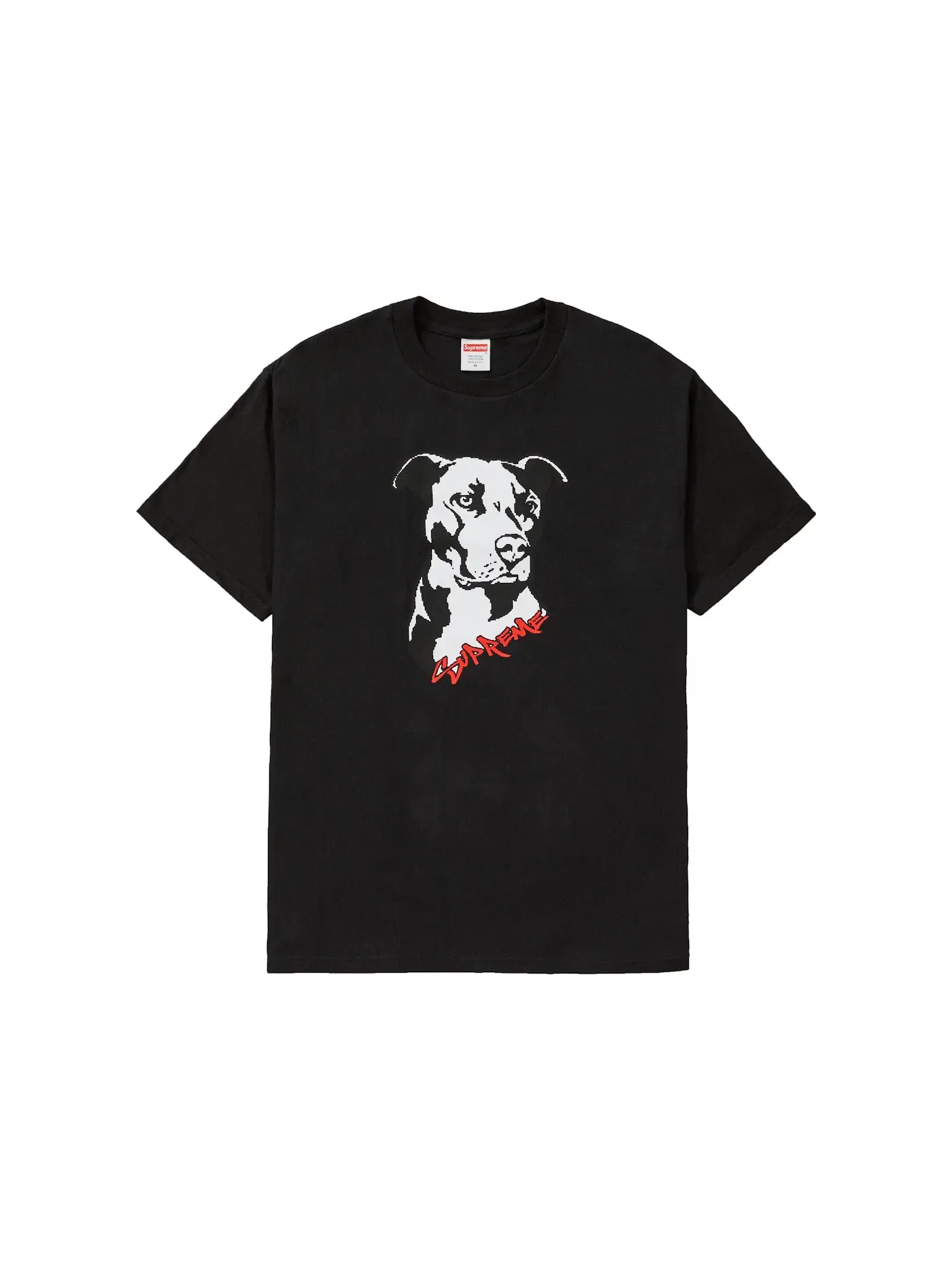 Мужская футболка с принтом Supreme Tee — изображение 1 из 1, черный
