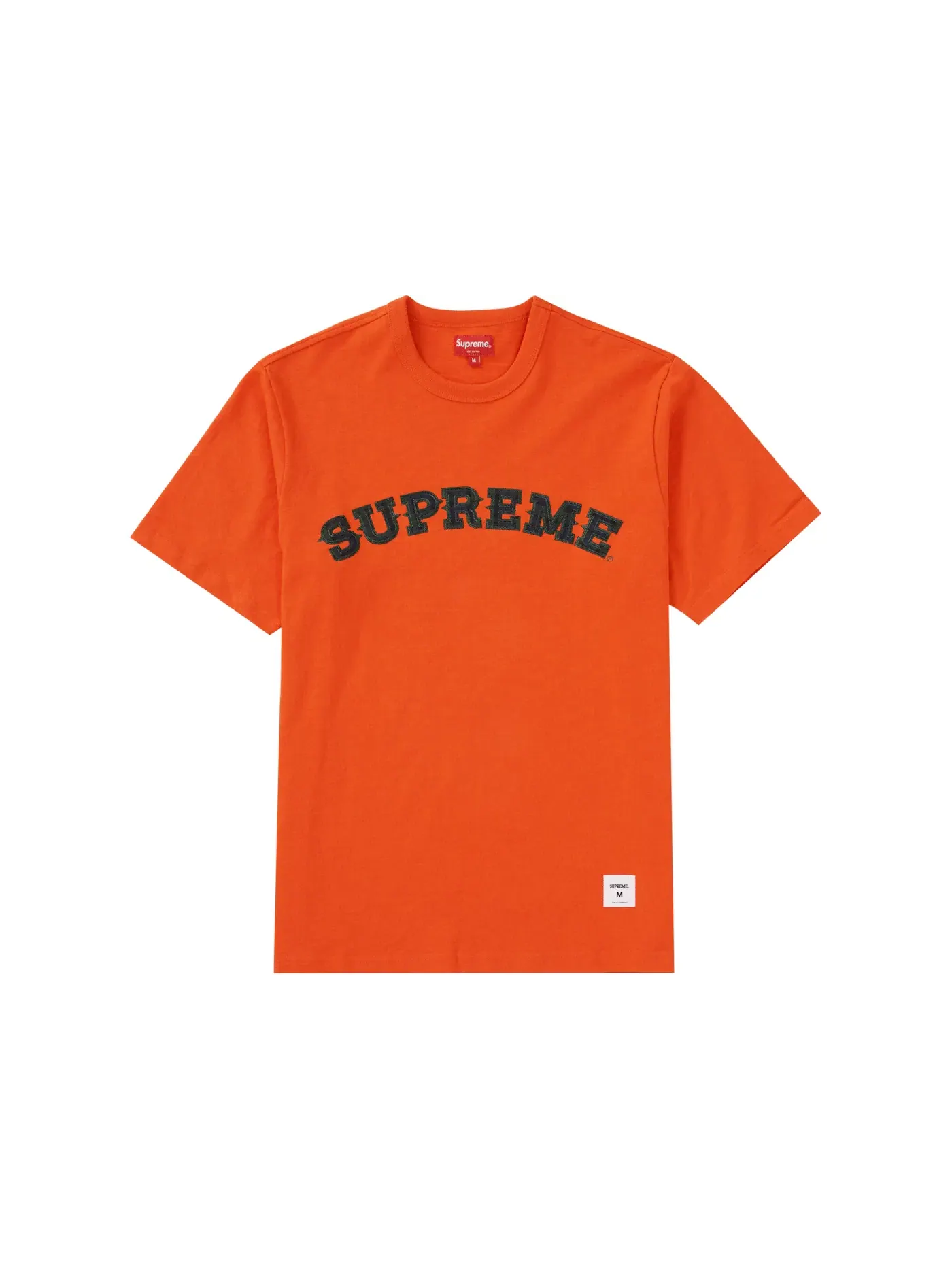 Мужская футболка с принтом Supreme S/S Top — изображение 1 из 1, оранжевый