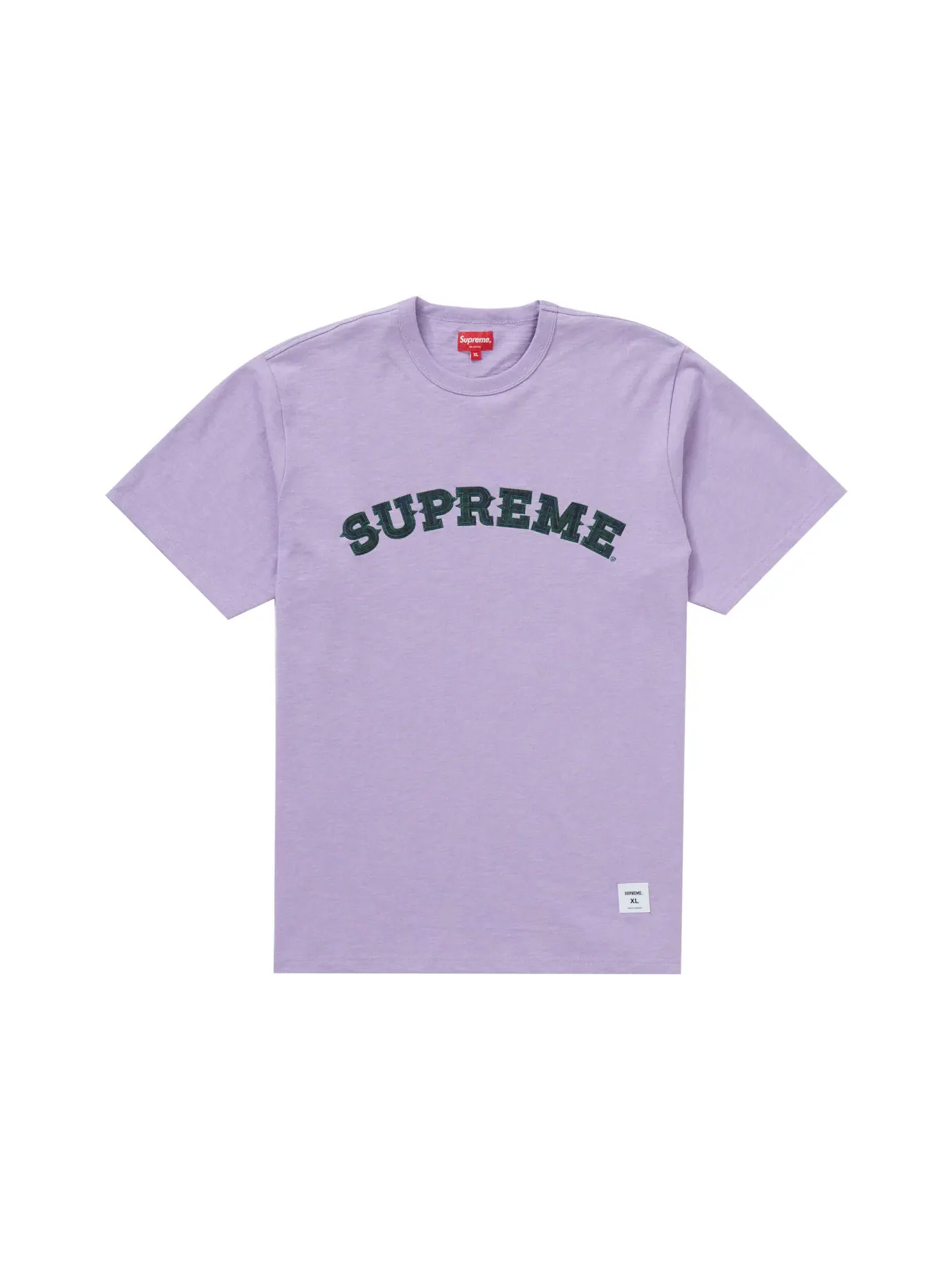 Мужская футболка с принтом Supreme S/S Top — изображение 1 из 1, фиолетовый