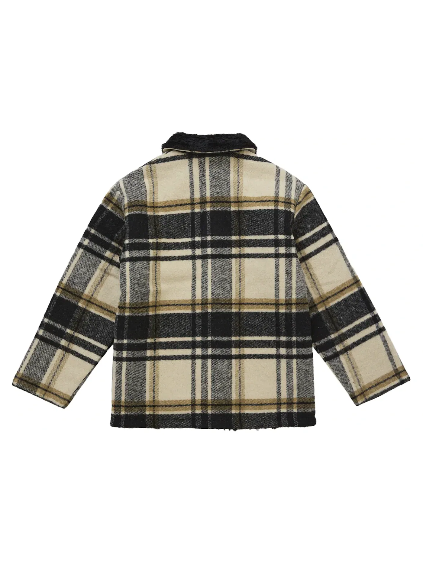 Мужское пальто-авто с принтом Supreme Coat — изображение 3 из 3, кремовый