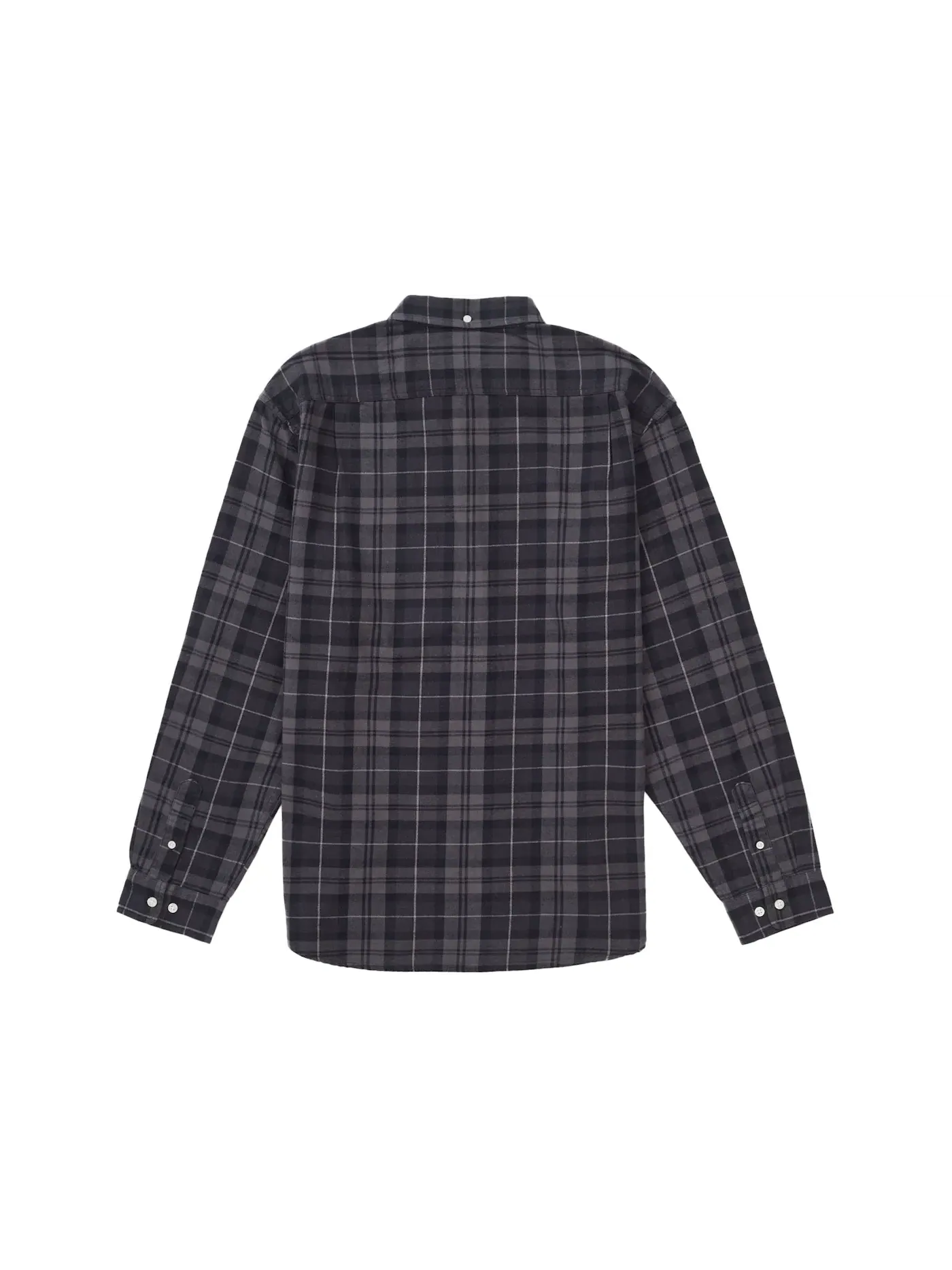 Мужская фланелевая рубашка с принтом в клетку Supreme Shirt (FW24) — изображение 2 из 2, черный