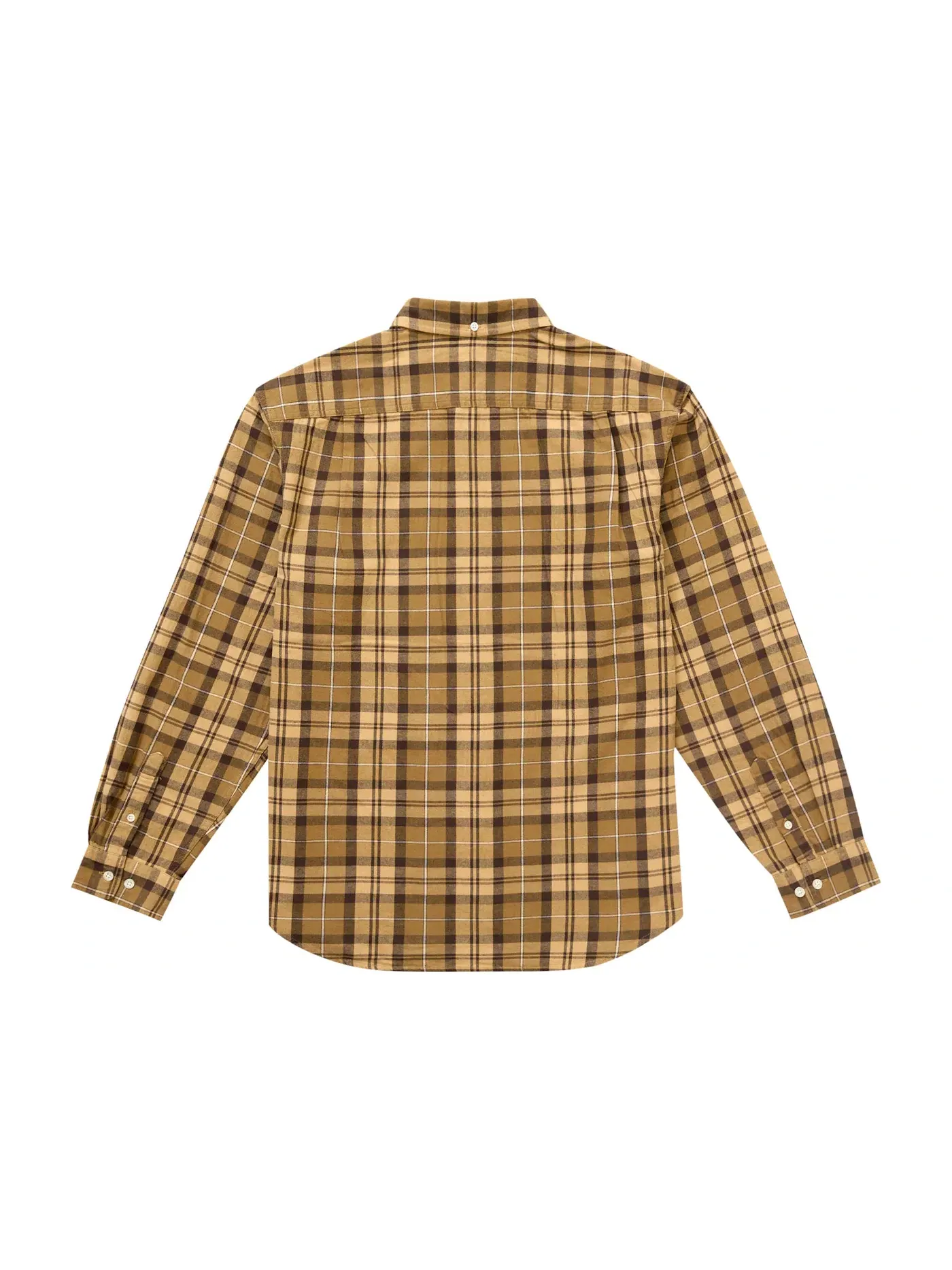 Мужская фланелевая рубашка с принтом Supreme Shirt (FW24) — изображение 2 из 2, бежевый
