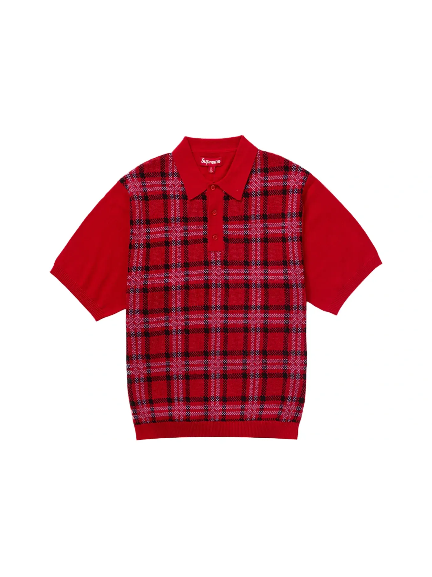 Мужское поло с принтом Polo Supreme — изображение 1 из 2, красный