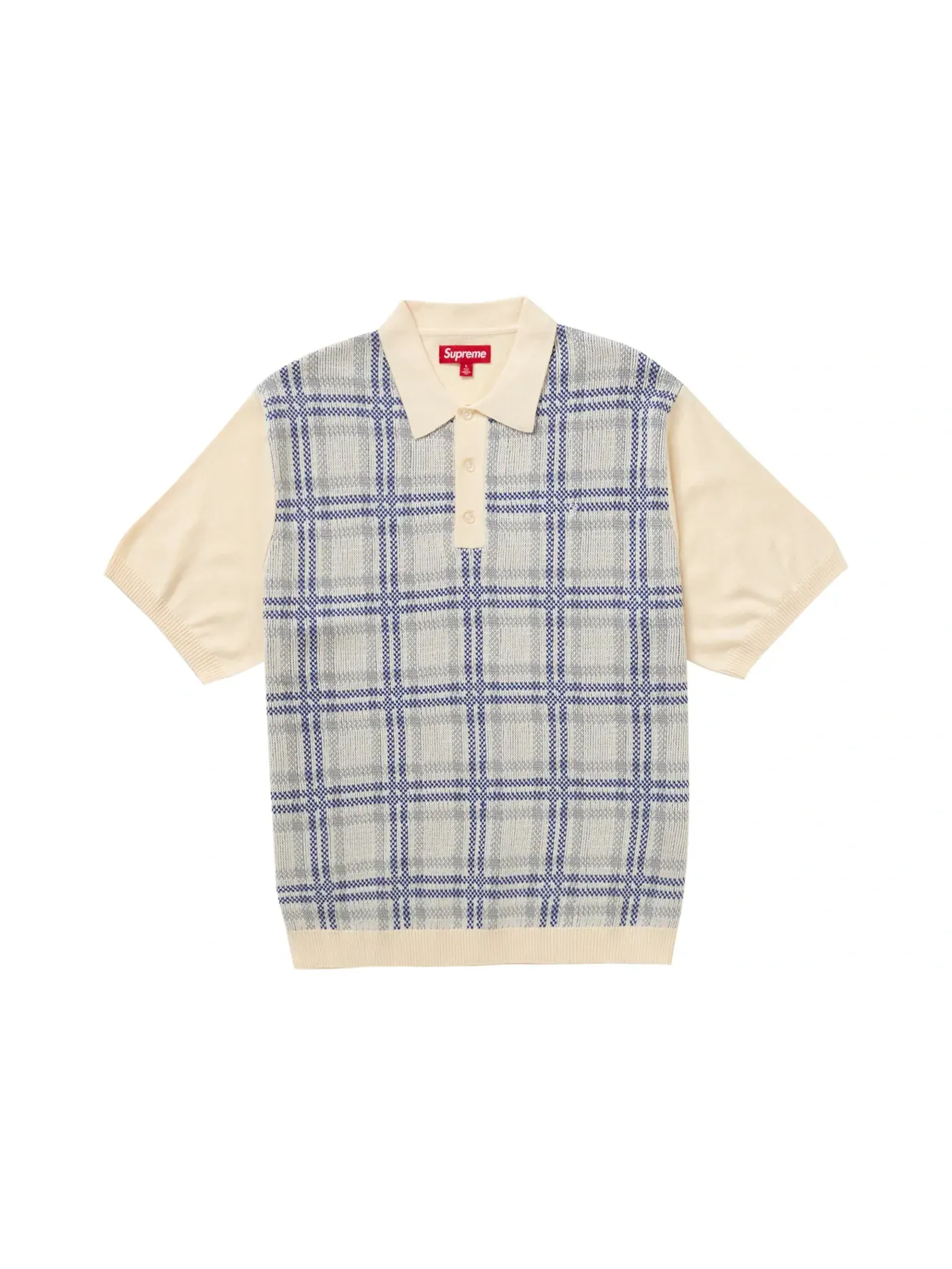 Мужское поло с принтом Supreme Polo — изображение 1 из 2, белый
