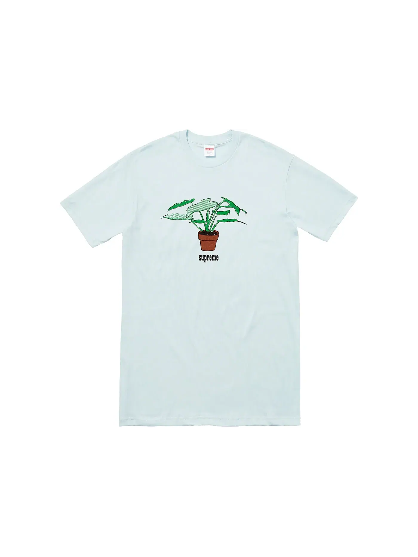 Мужская футболка с принтом Supreme Tee — изображение 1 из 1, бледный синий