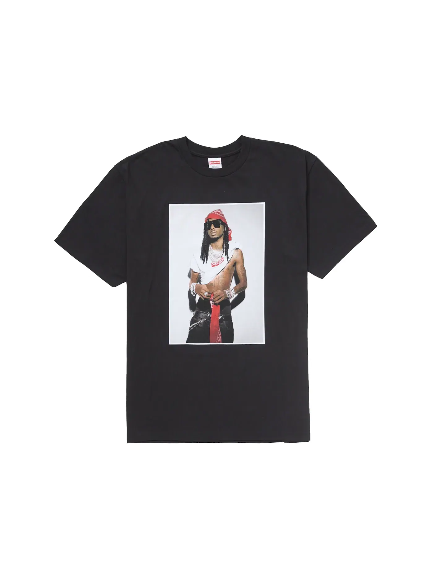 Мужская футболка с принтом Tee Supreme — изображение 1 из 5, черный
