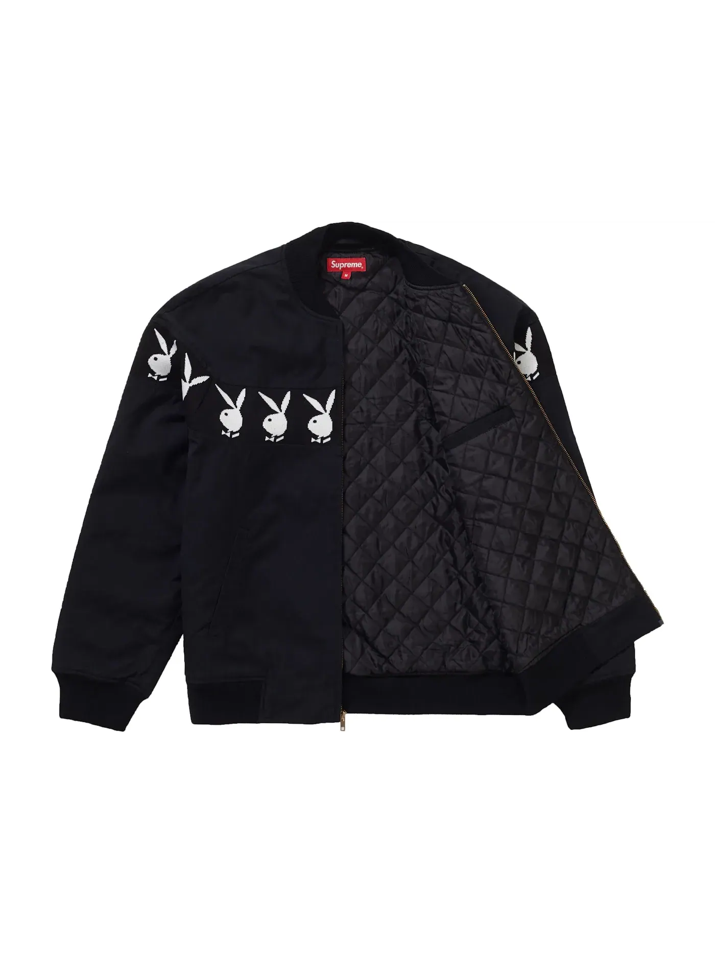 Мужская куртка Supreme Playboy Crew Jacket — изображение 2 из 3, черный
