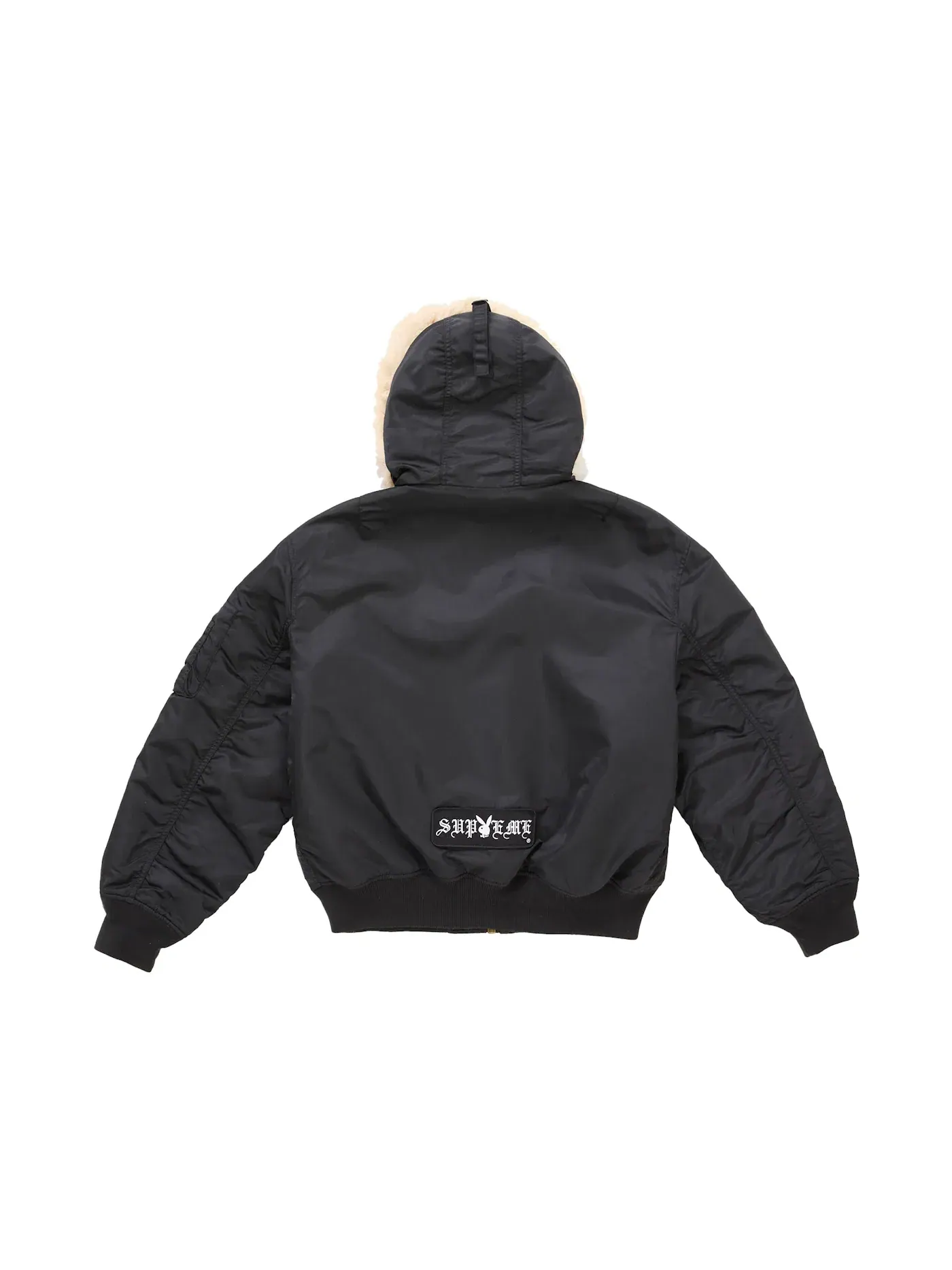 Мужская куртка-бомбер с принтом MA-1 Supreme — изображение 3 из 3, черный