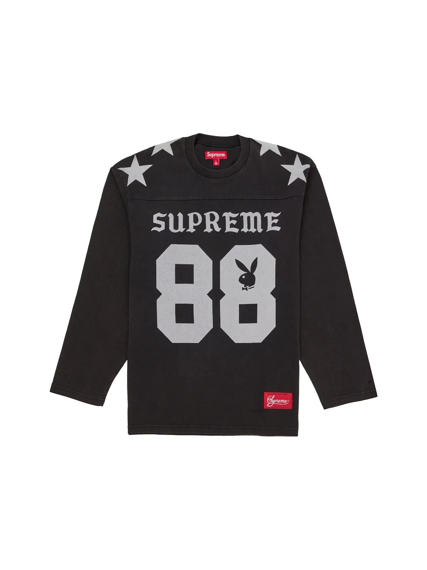 Мужская футболка с длинным рукавом Supreme Playboy Top — изображение 1 из 2, черный