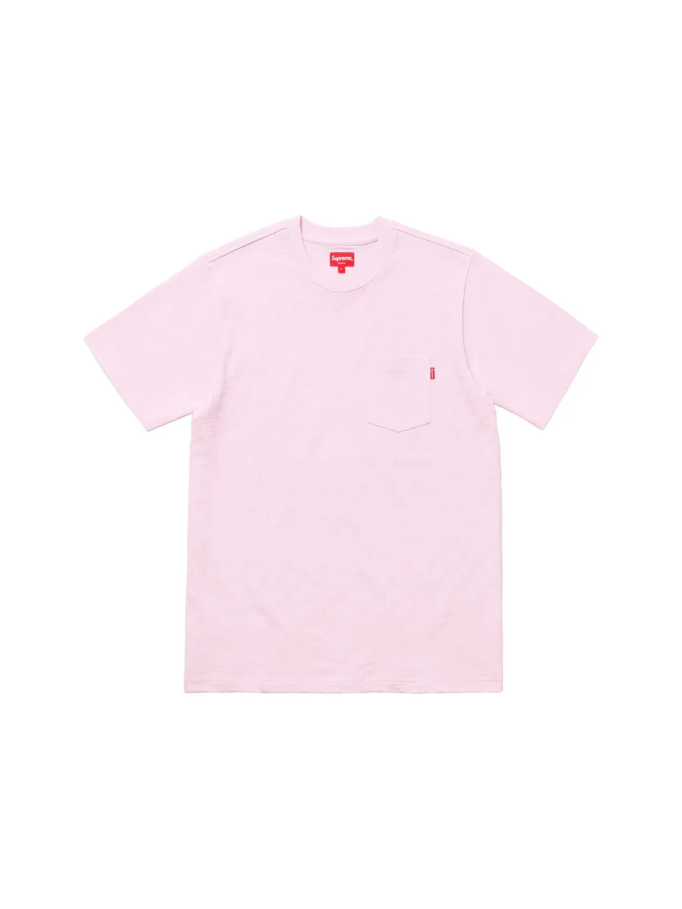 Мужская футболка с нагрудным карманом Supreme Tee — изображение 1 из 1, светлый фиолетовый