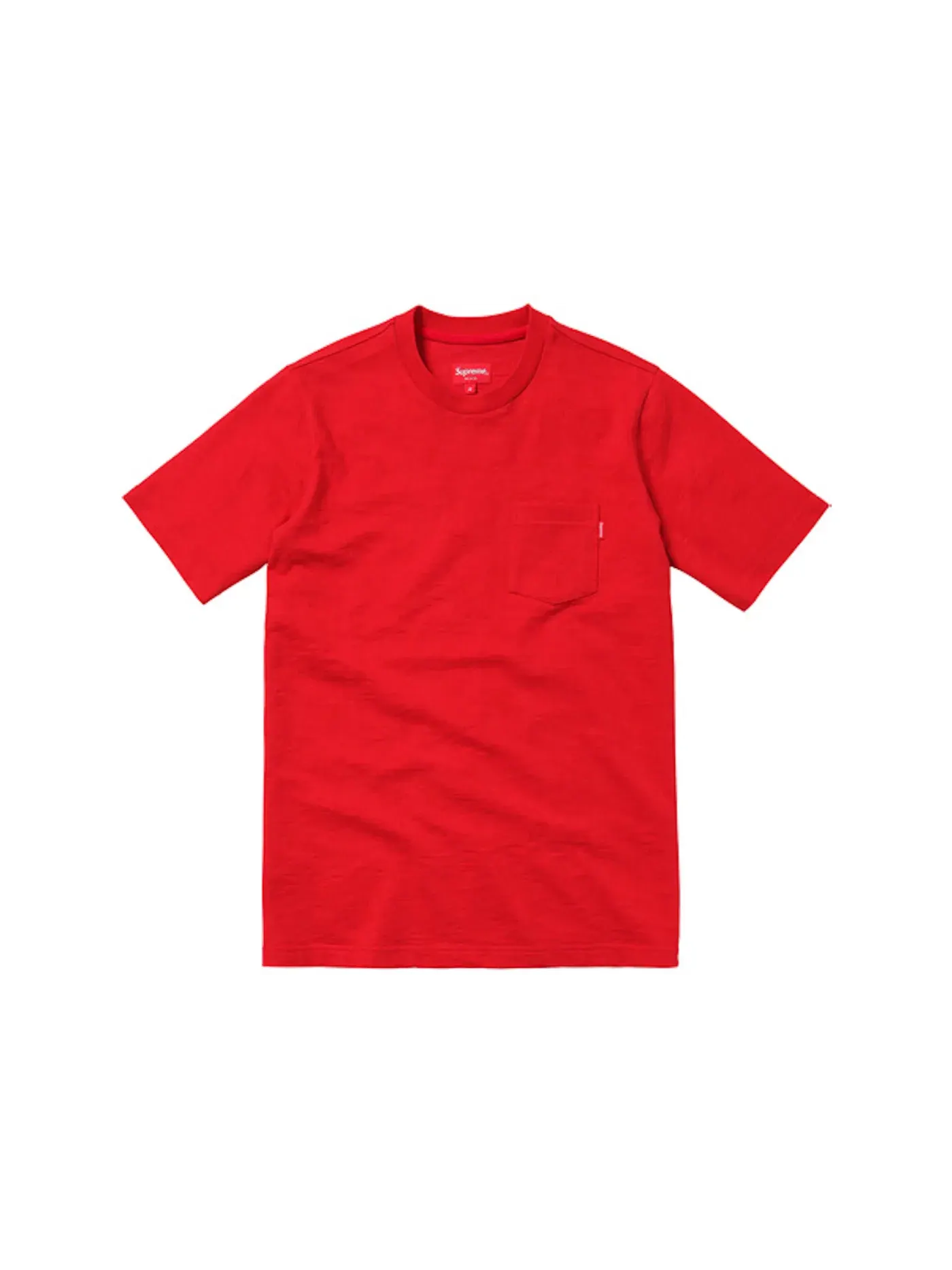 Мужская футболка с принтом Supreme Tee (SS18) — изображение 1 из 1, красный