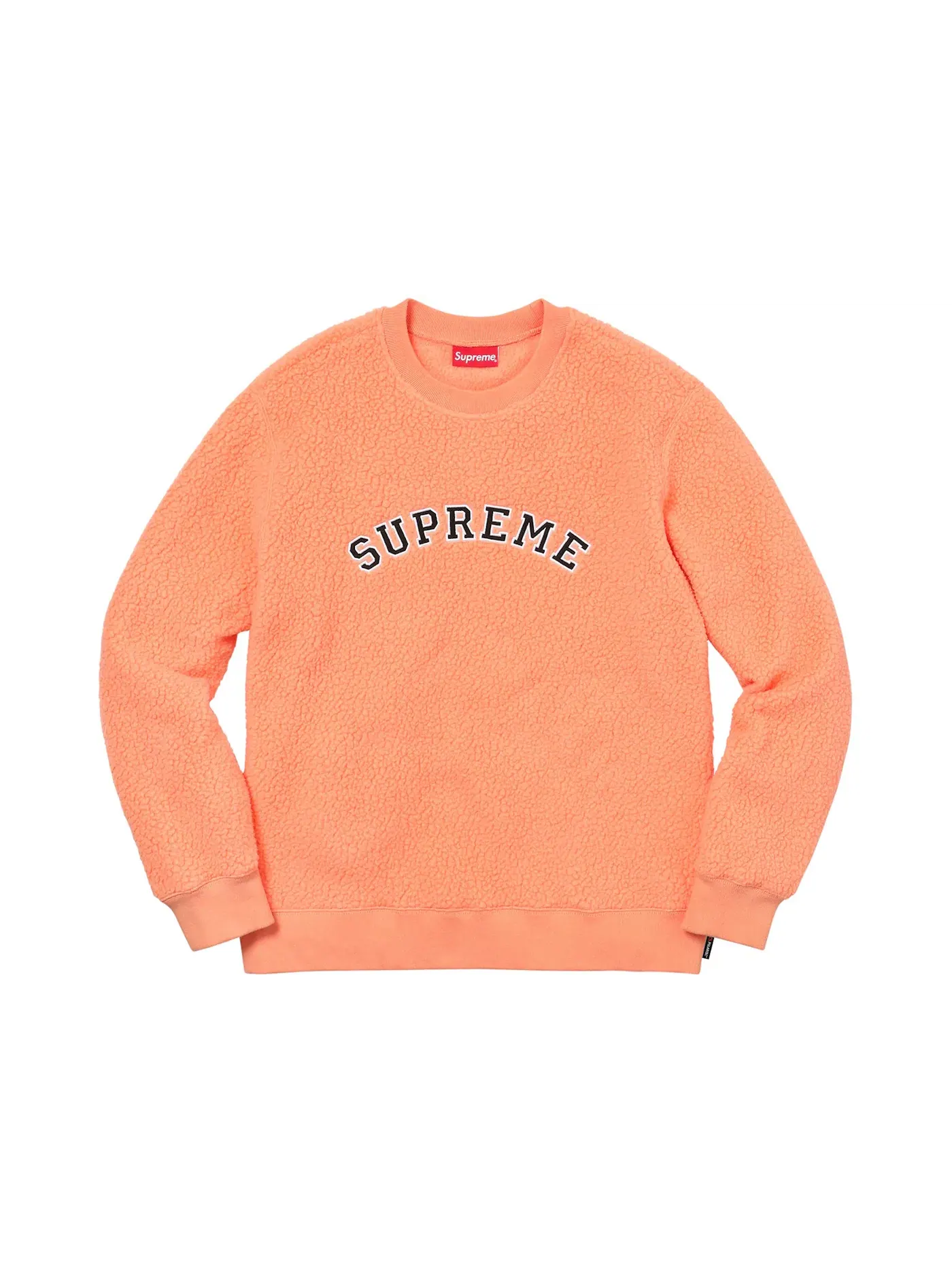 Мужской свитшот на флисе Supreme Crewneck — изображение 1 из 1, персиковый
