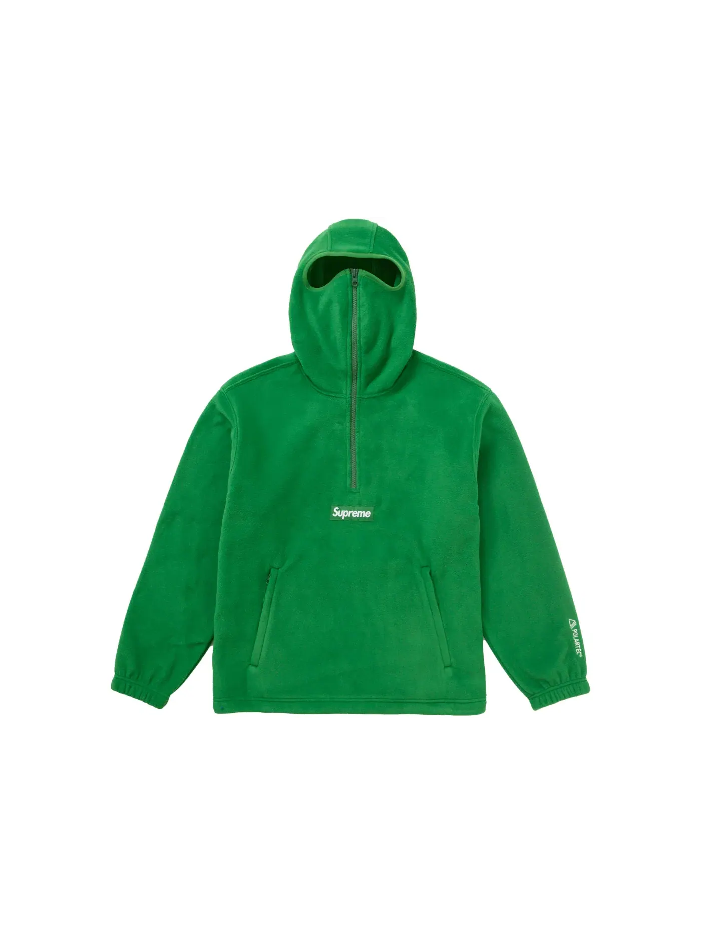 Мужской свитшот с капюшоном и принтом Sweatshirt (FW24) Supreme — изображение 1 из 1, зеленый