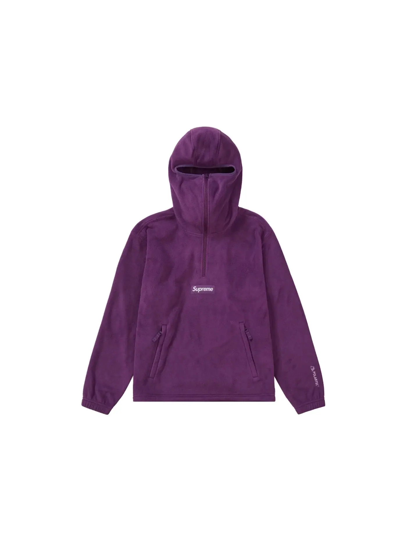Мужской свитшот с капюшоном и принтом Supreme Polartec Facemask Half Zip Hooded Sweatshirt — изображение 1 из 1