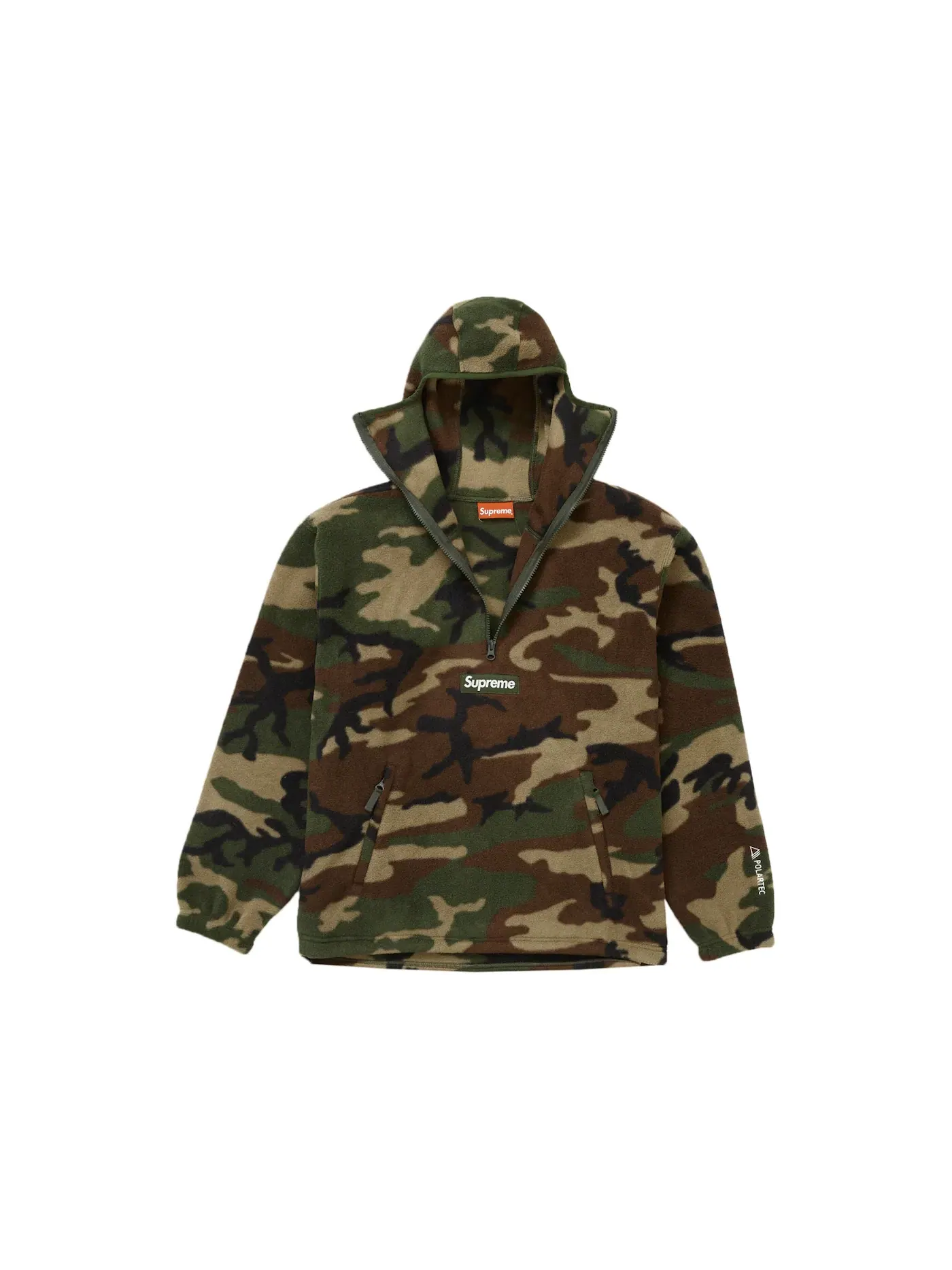 Мужской свитер-полузамок с флисовой маской Supreme Pullover, Woodland Camo — изображение 2 из 2