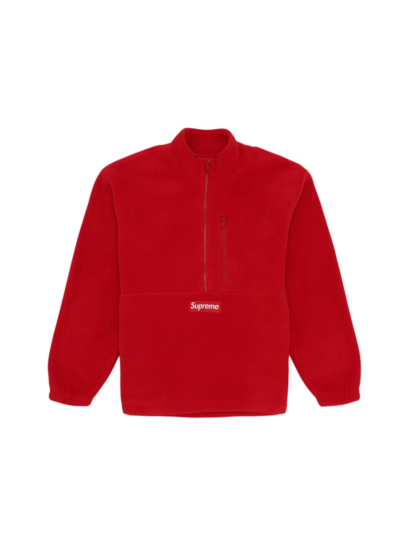 Мужской пуловер с флисом Polartec Supreme — изображение 1 из 1, красный
