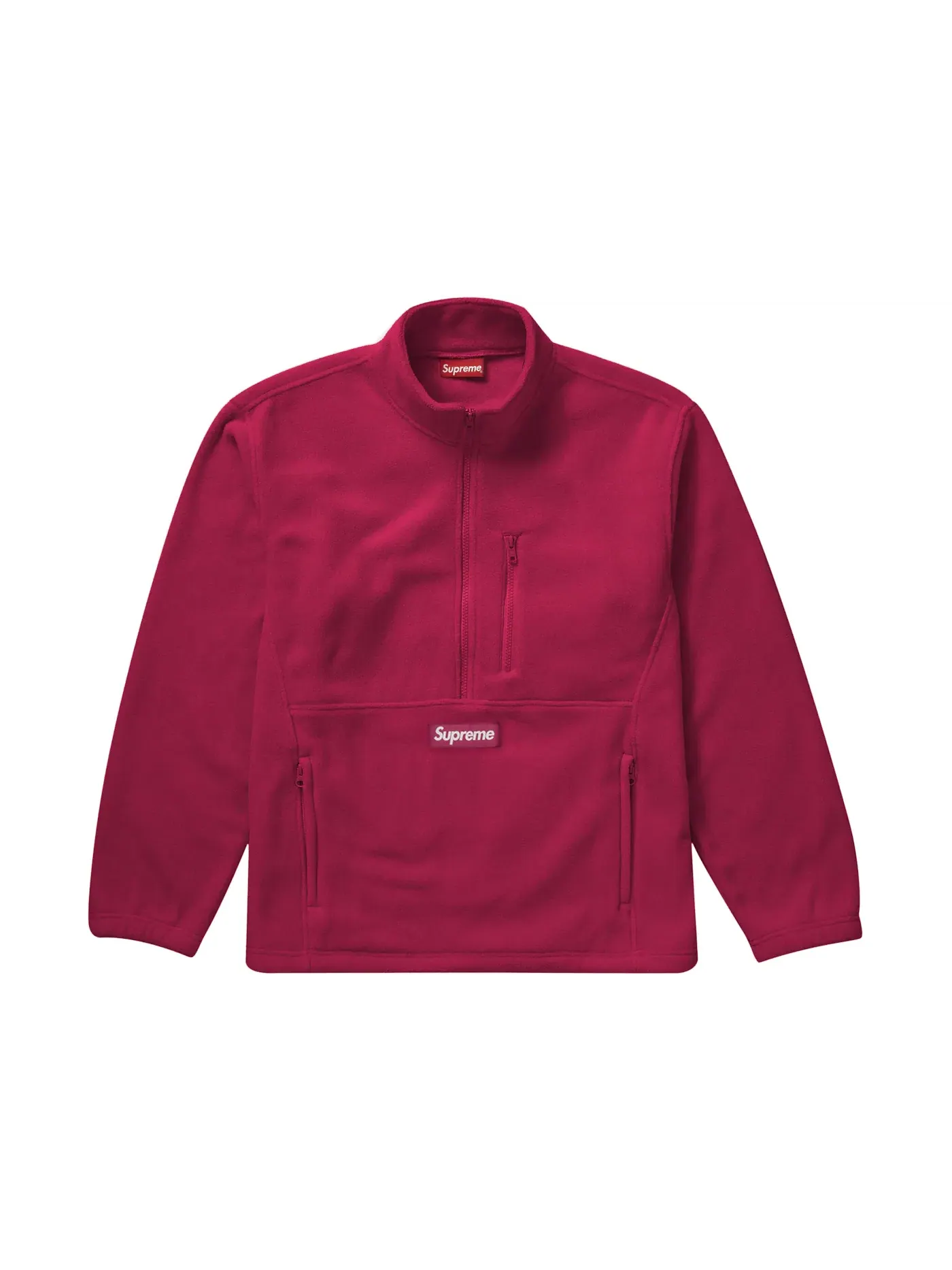 Мужской пуловер с молнией Polartec Supreme Pullover (FW21) — изображение 1 из 1, маджента