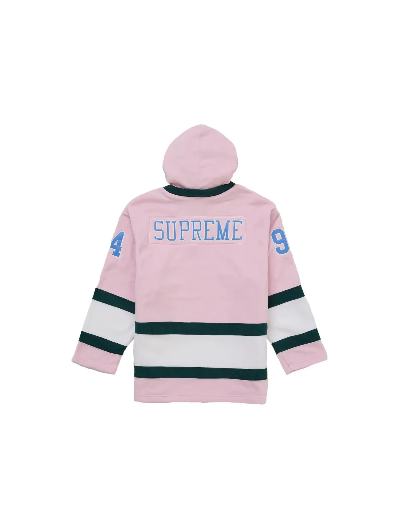 Мужская хоккейная джерси с капюшоном Polartec Supreme — изображение 2 из 2, розовый