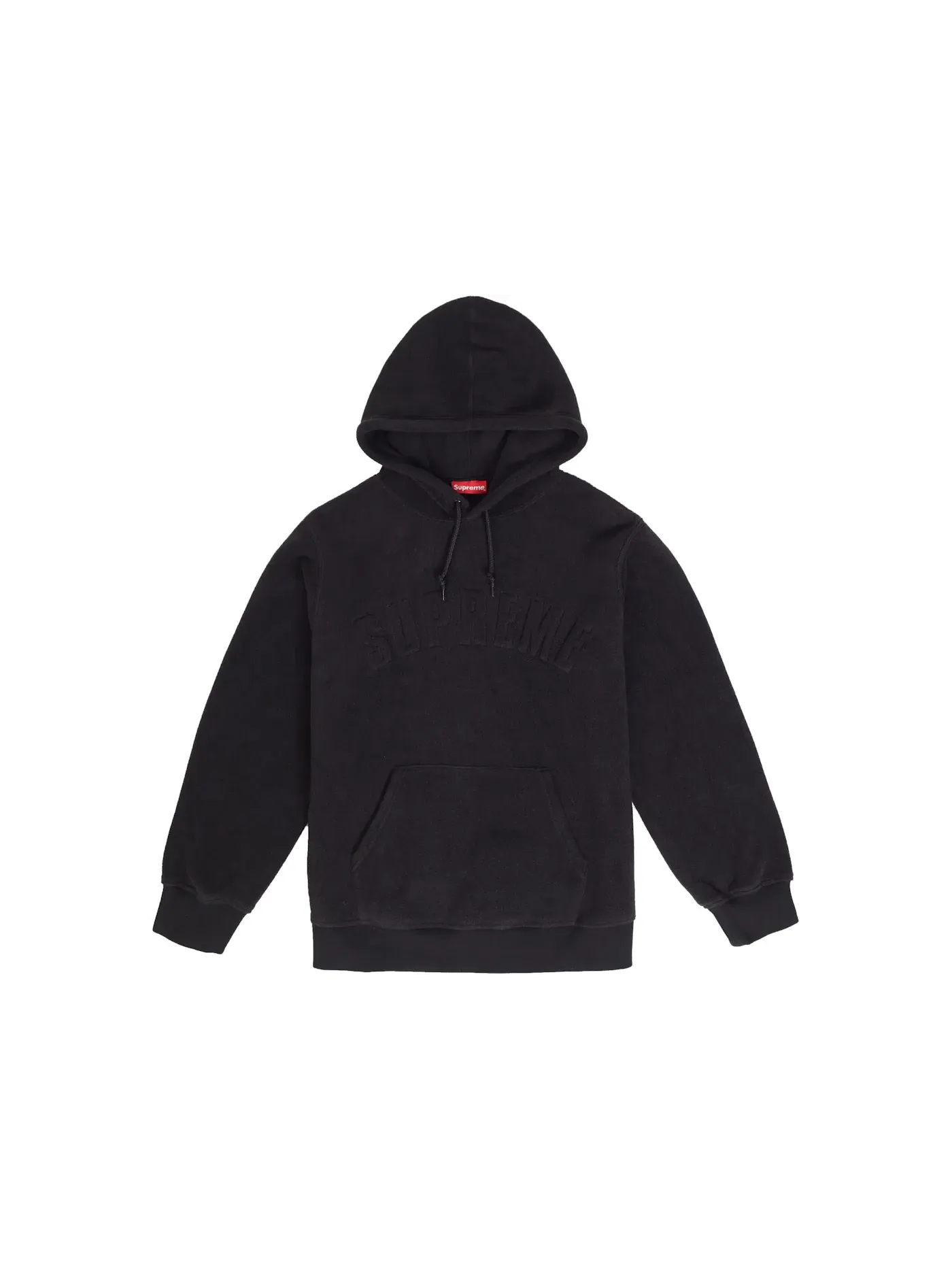 Мужская худи с капюшоном Polartec Supreme — изображение 1 из 1, черный
