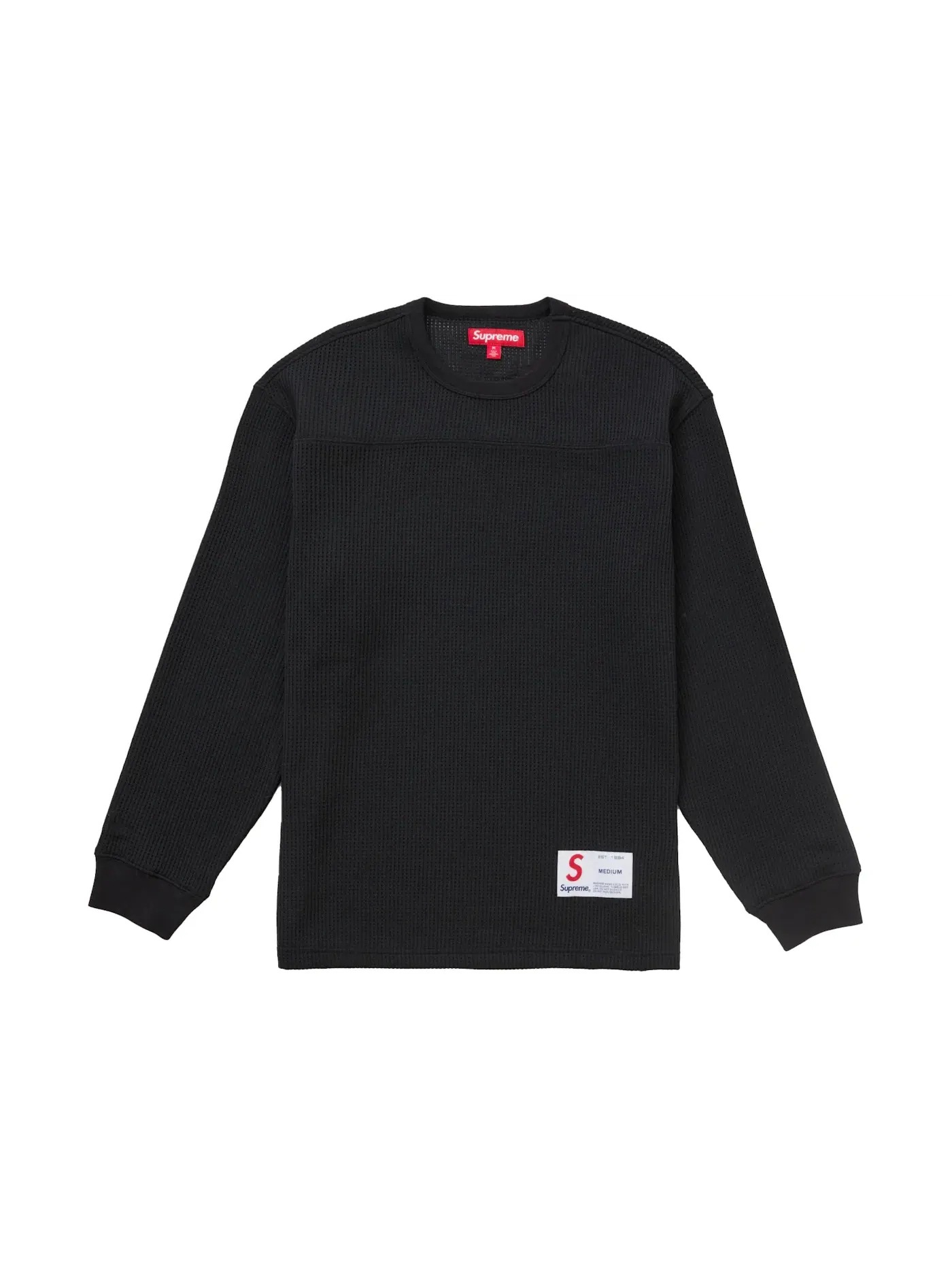 Мужская футболка с длинным рукавом Supreme Top — изображение 1 из 1, черный
