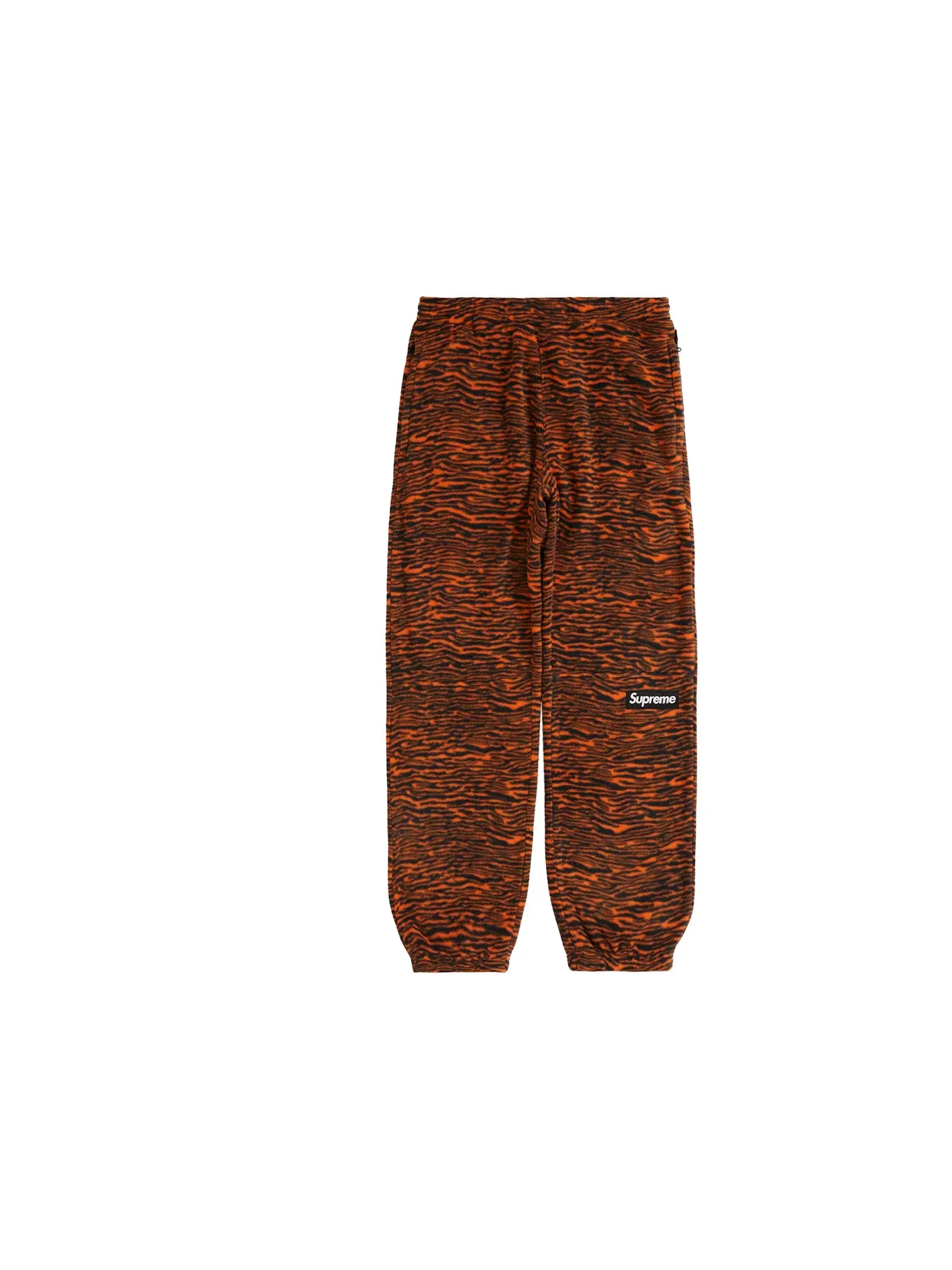 Мужские брюки с принтом Supreme Polartec Pant (FW21) — изображение 1 из 2, тигровый оранжевый