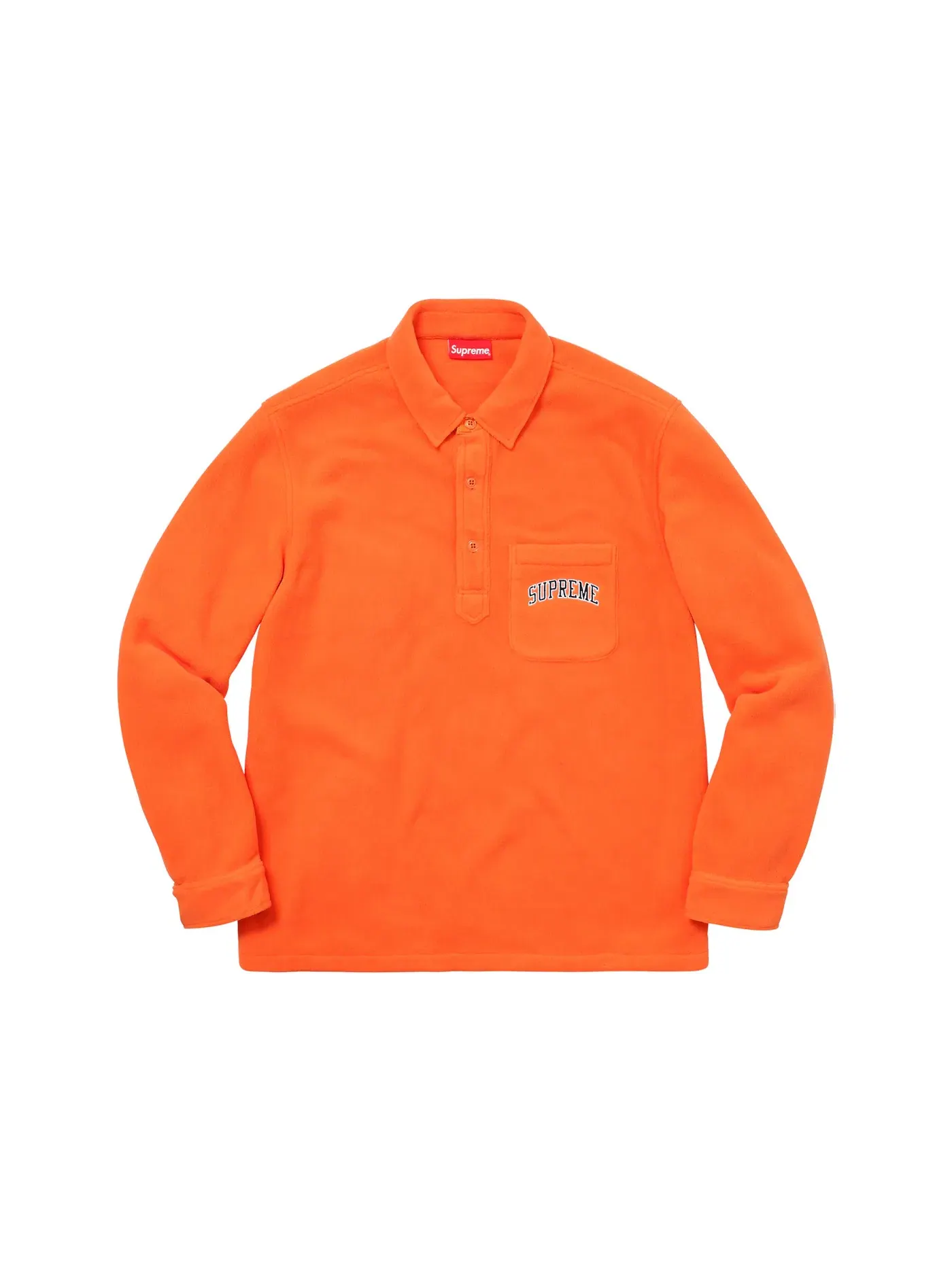 Мужской пуловер с начесом Supreme Shirt — изображение 1 из 1, оранжевый