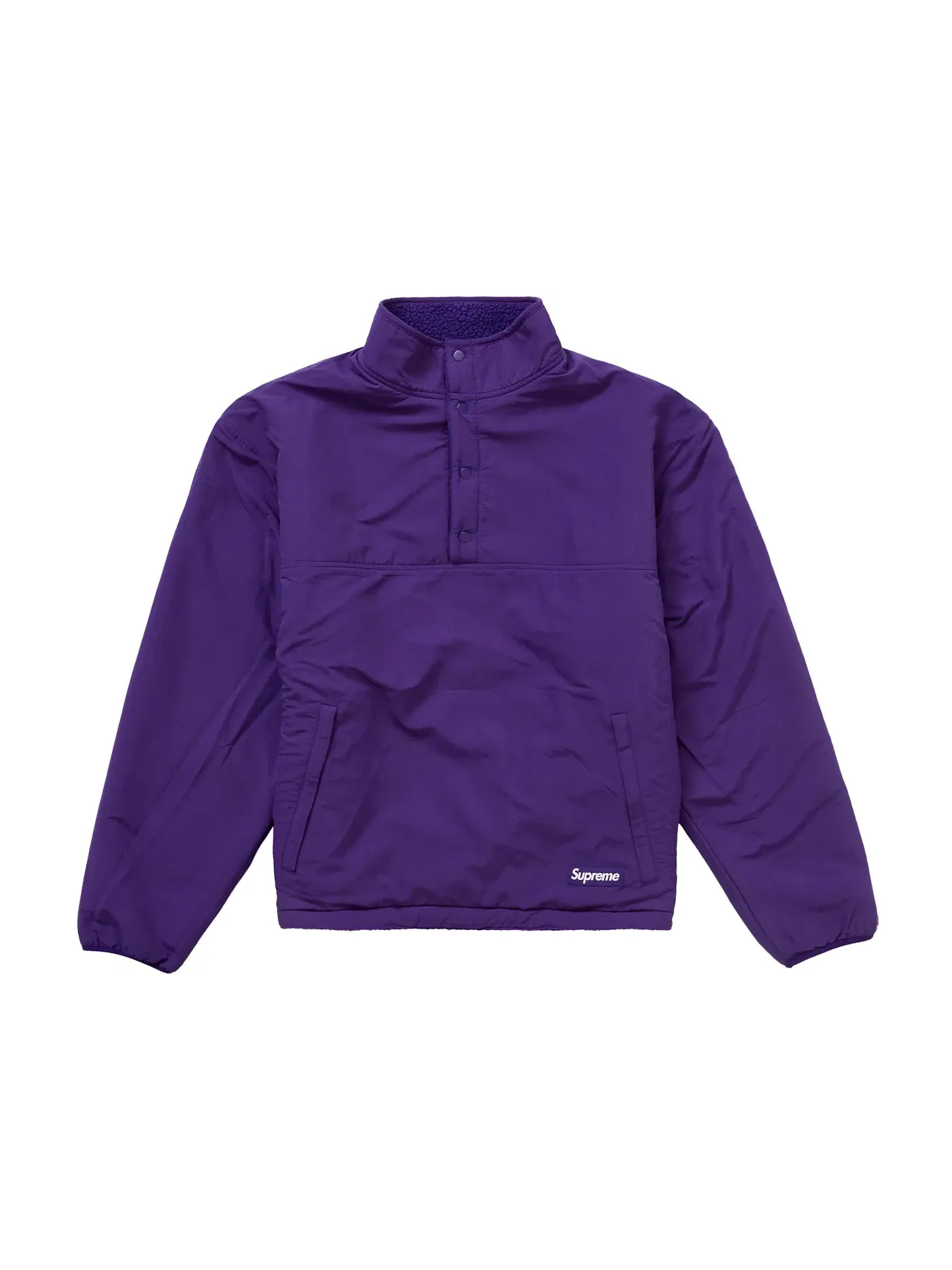 Мужской пуловер на молнии с воротником-стойкой Polartec Shearling Reversible Supreme — изображение 3 из 4, фиолетовый