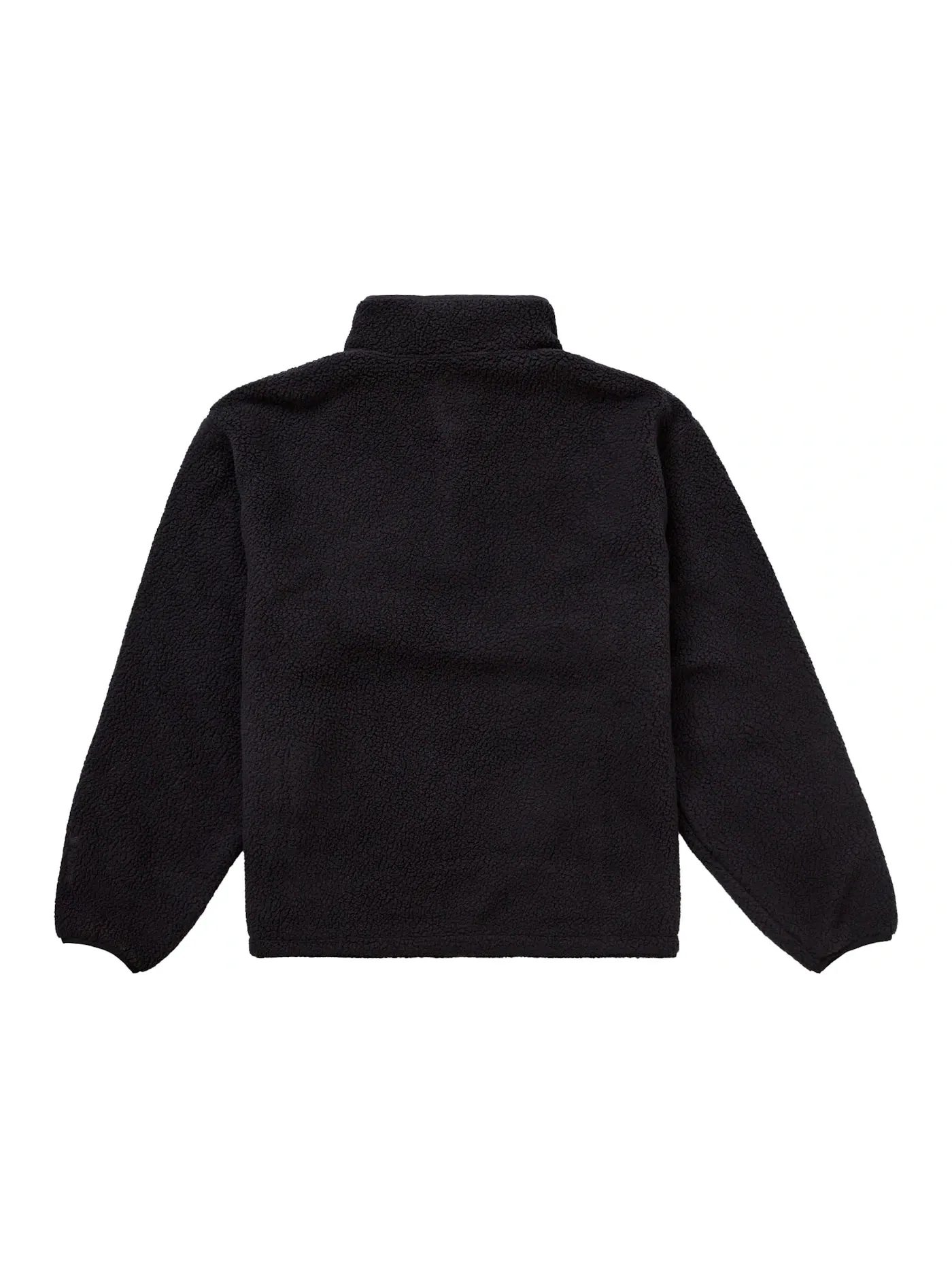 Мужской пуловер с принтом Supreme Polartec Shearling Reversible Pullover (FW24) — изображение 2 из 4, черный