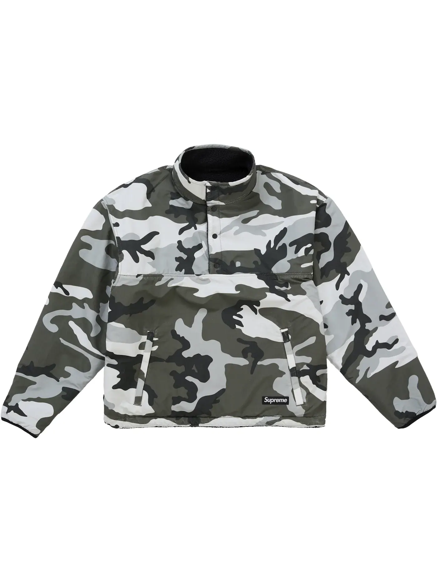 Мужской пуловер на флисе Polartec Shearling Reversible Supreme — изображение 2 из 2, черный