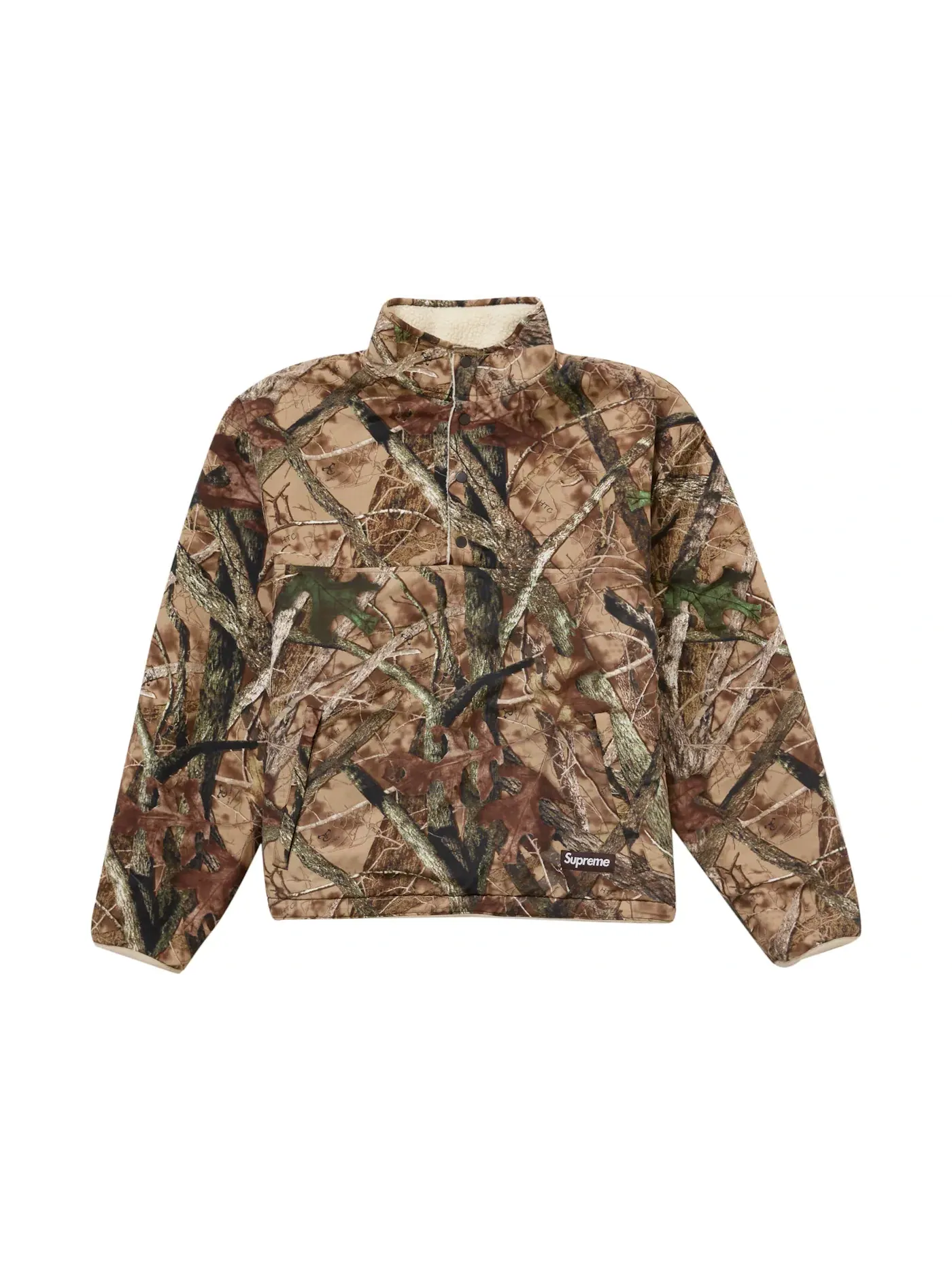 Мужской пуловер из флиса с камуфляжным принтом Supreme Pullover (FW24), TrueTimber HTC Fall Camo — изображение 1 из 4