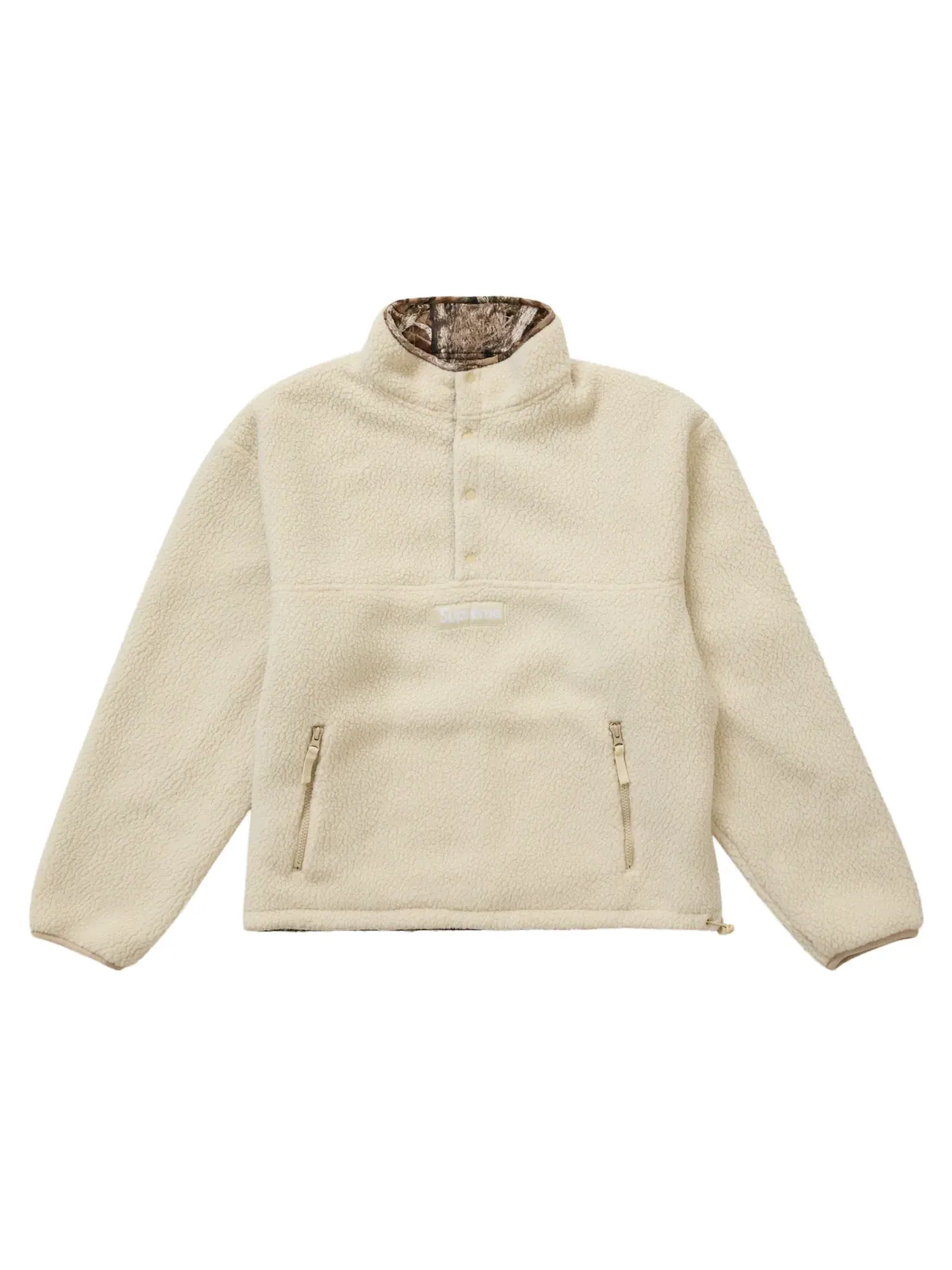 Мужской пуловер из флиса с камуфляжным принтом Supreme Pullover (FW24), TrueTimber HTC Fall Camo — изображение 3 из 4