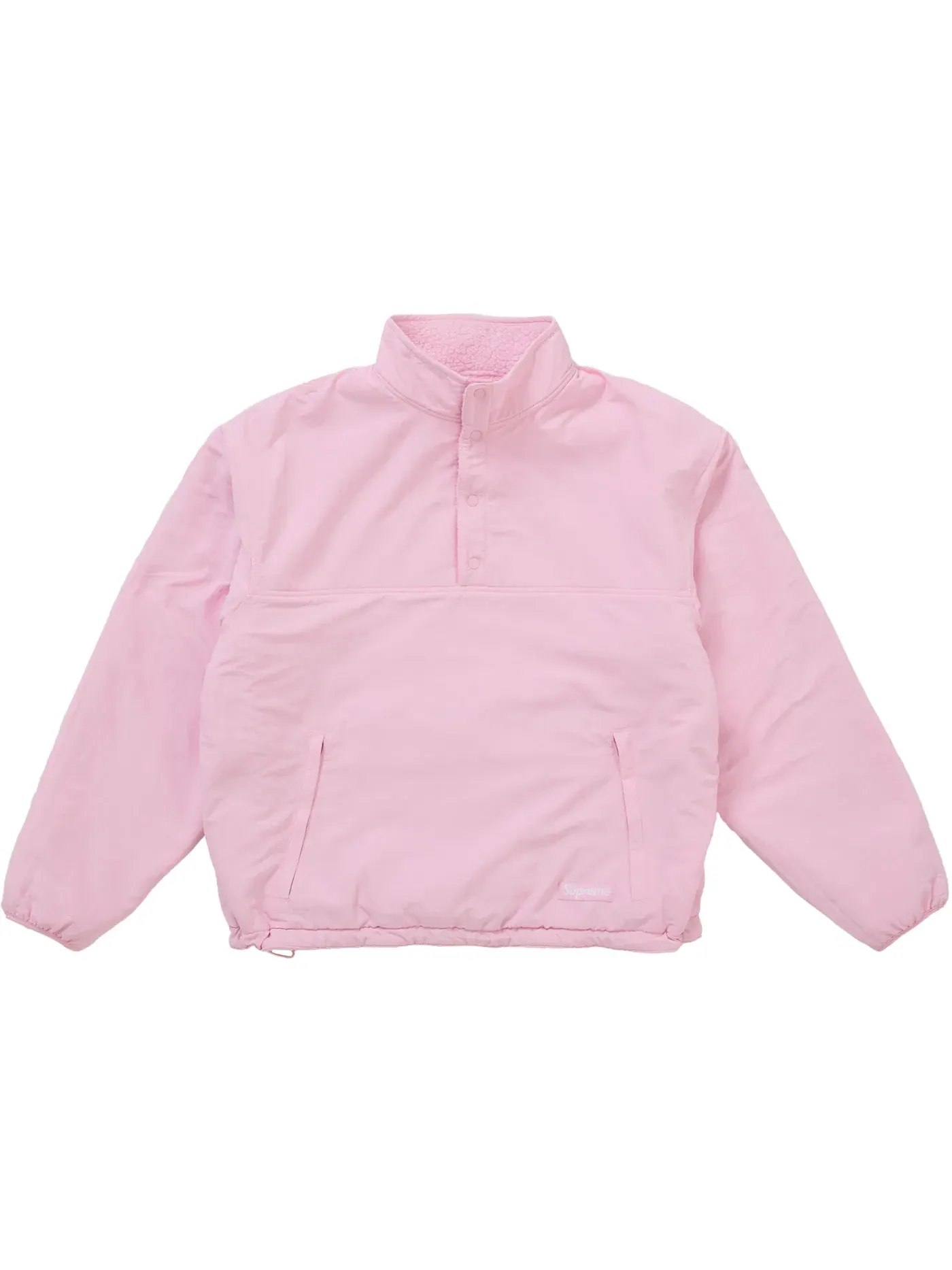 Мужской пуловер из шерпы с принтом Polartec Shearling Reversible Pullover Supreme — изображение 2 из 2, розовый