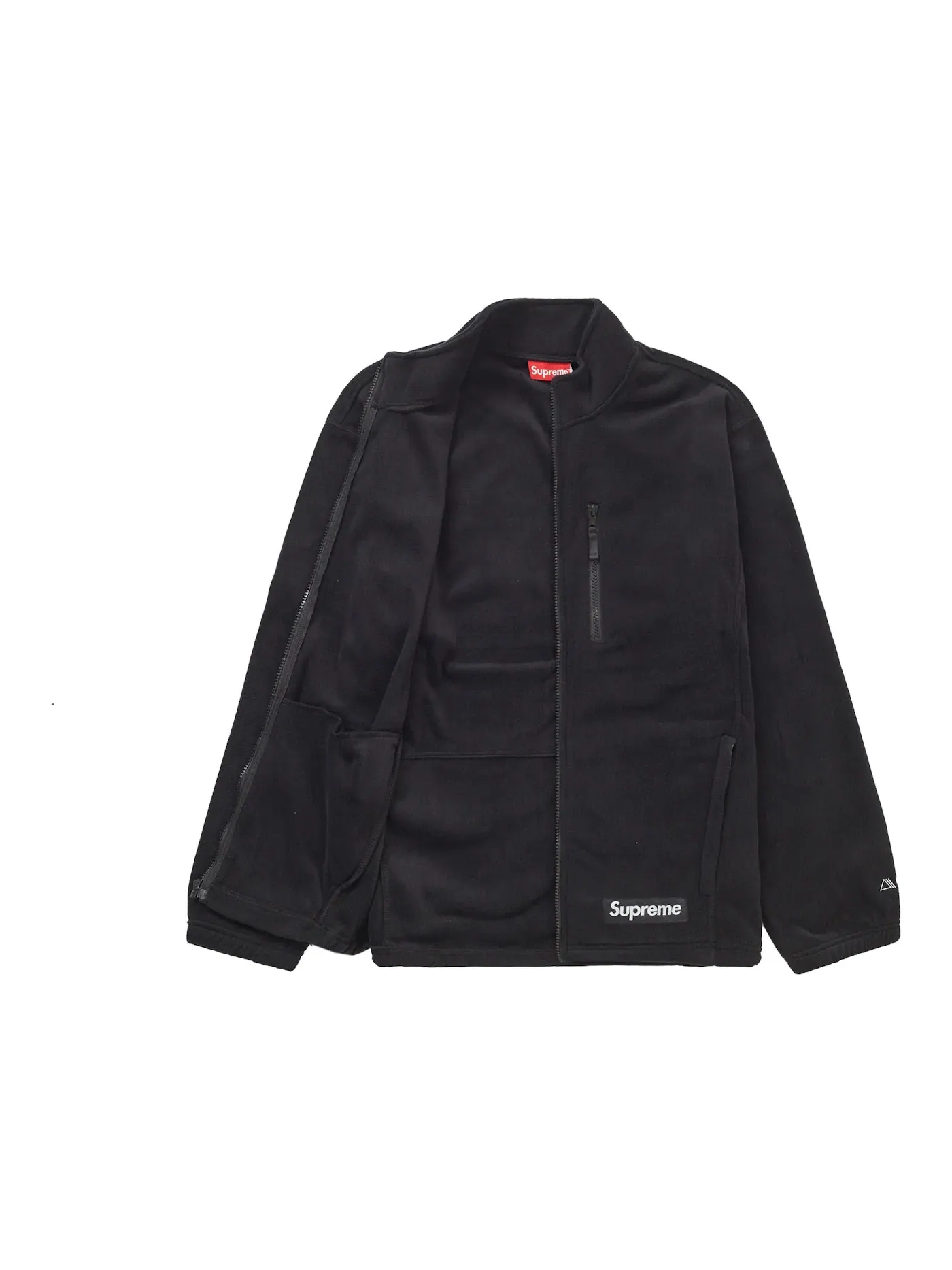 Мужская куртка с флисом Supreme Polartec Zip Jacket — изображение 2 из 2, черный