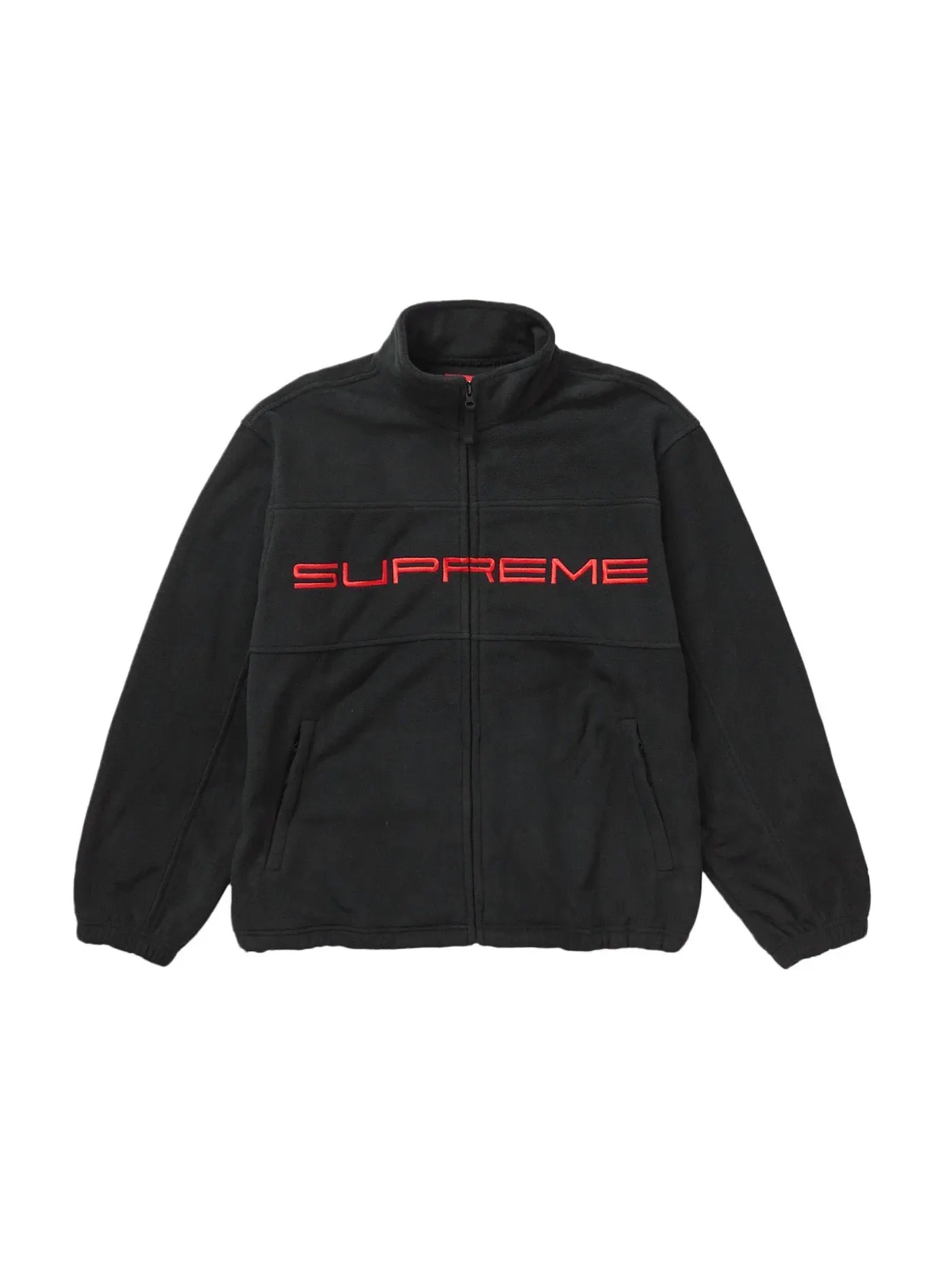 Мужская куртка флисовая Supreme Polartec Zip Jacket (FW23) — изображение 1 из 2, черный