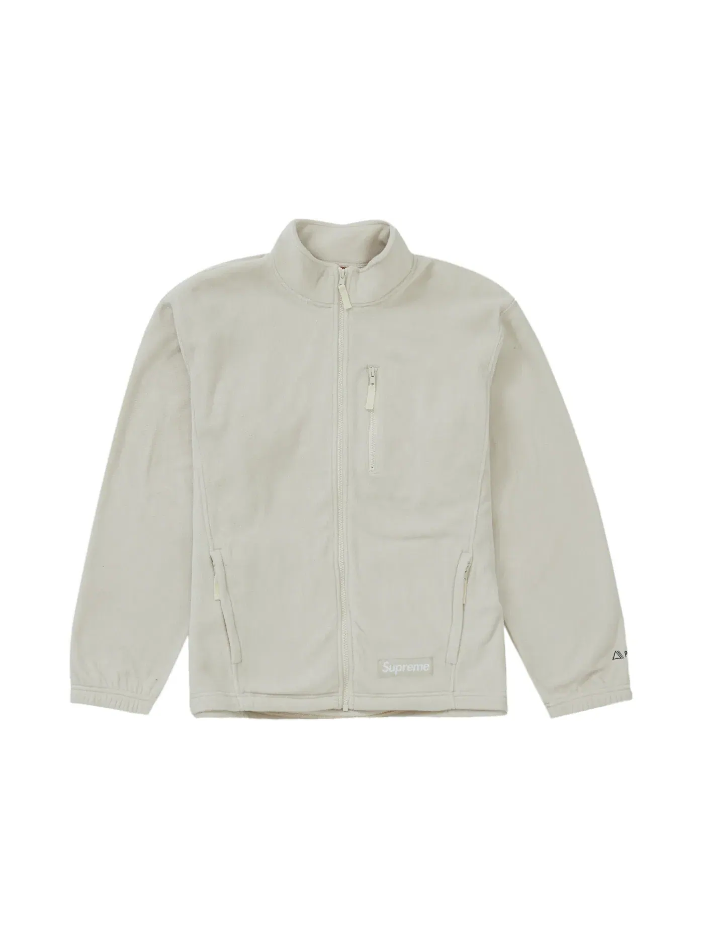 Мужская куртка с молнией Supreme Polartec Zip Jacket — изображение 1 из 2, серый