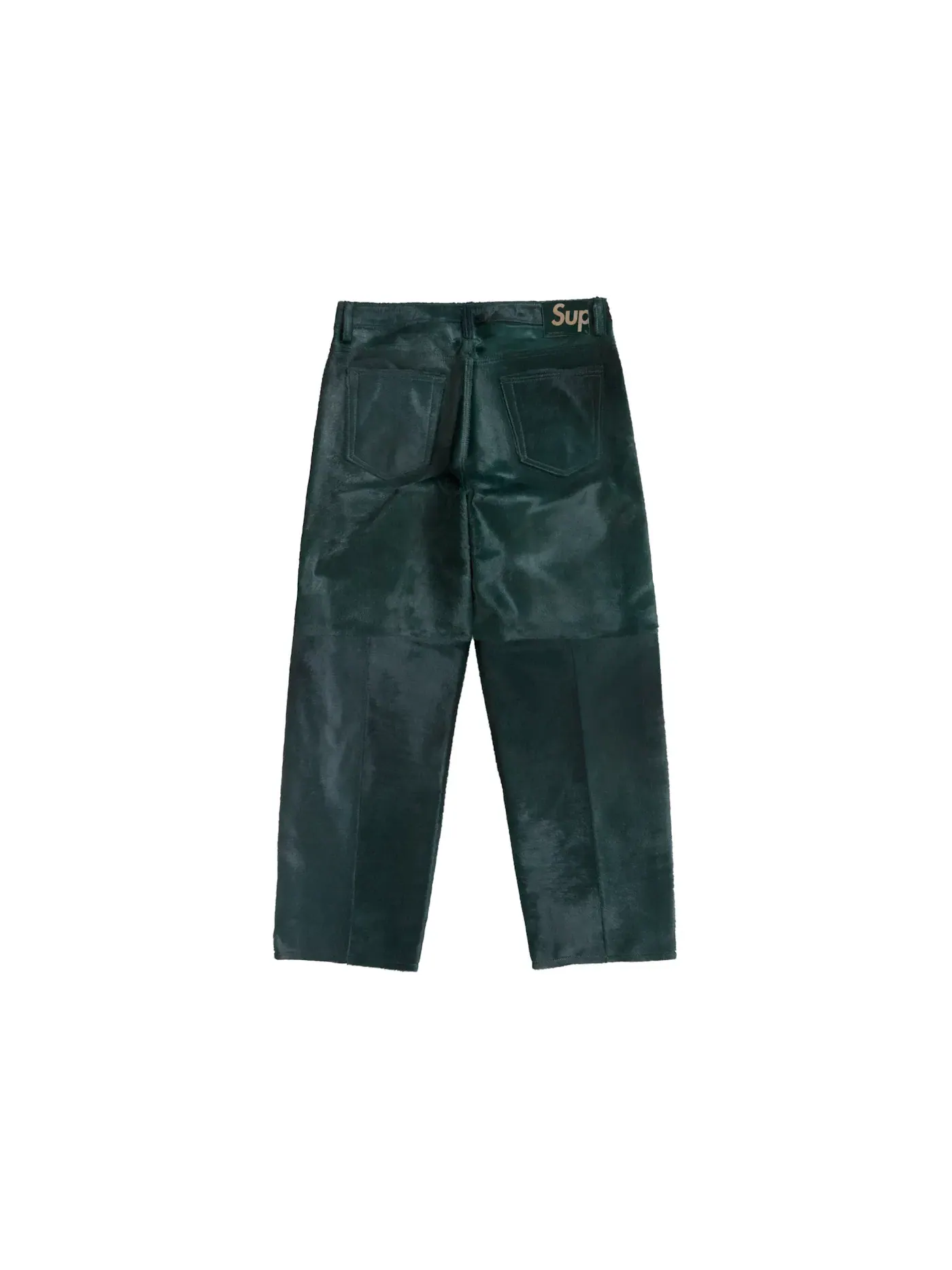Мужские джинсы свободного кроя Supreme Ponyhair Loose Fit 5-Pocket Jean — изображение 2 из 2, зеленый