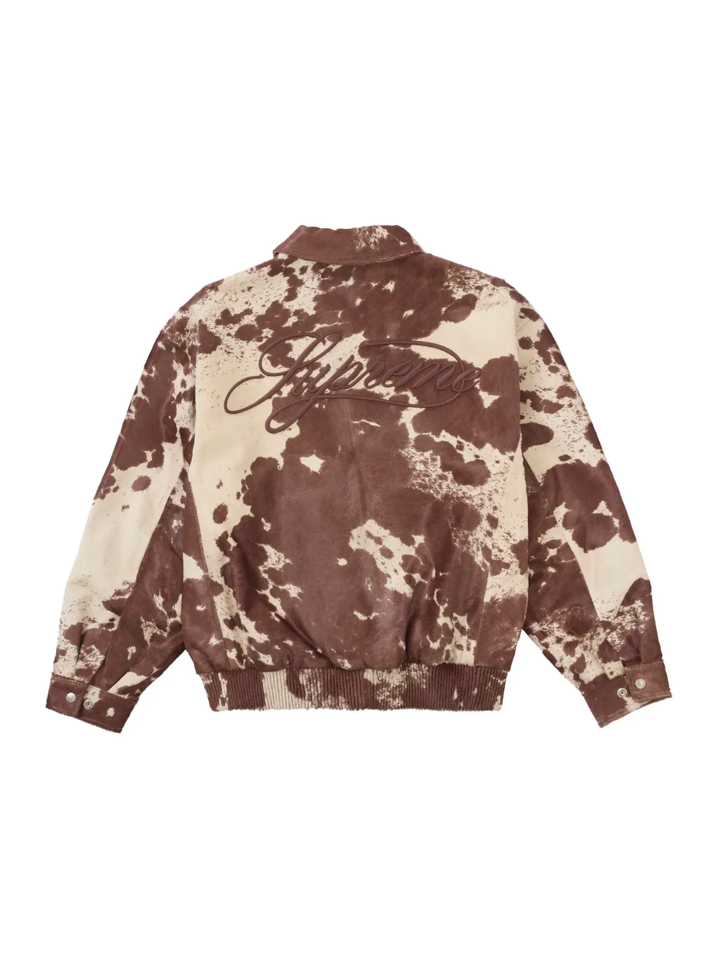 Мужская куртка с принтом Varsity Jacket Supreme, Cow — изображение 3 из 3
