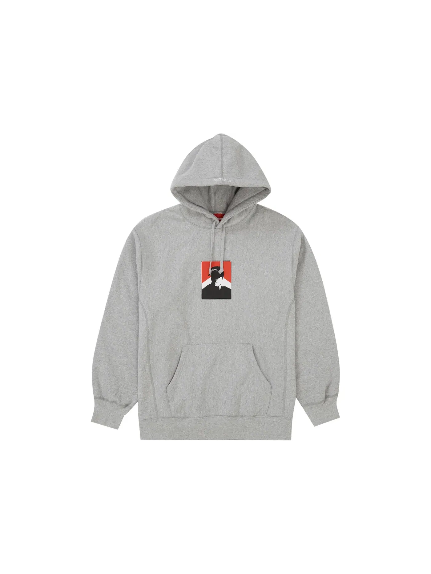 Мужской худи с принтом Supreme Hooded Sweatshirt (FW20) — изображение 1 из 1, серый