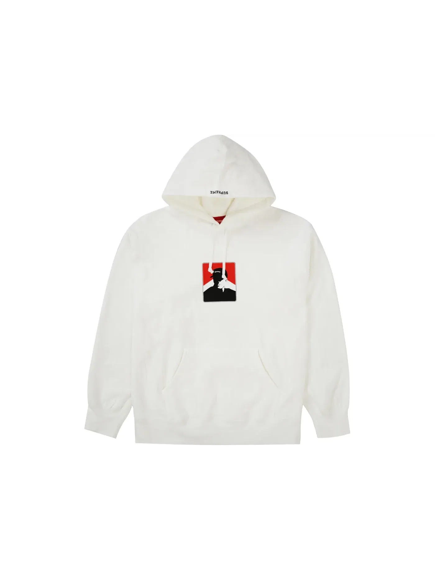 Мужской худи с принтом Supreme Hooded Sweatshirt (FW20) — изображение 1 из 1, белый