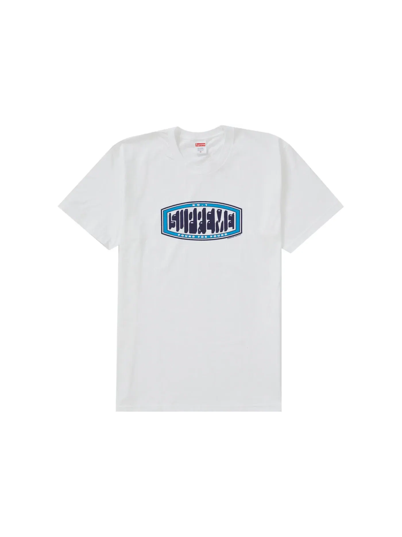 Мужская футболка с принтом Supreme Tee — изображение 1 из 1, белый