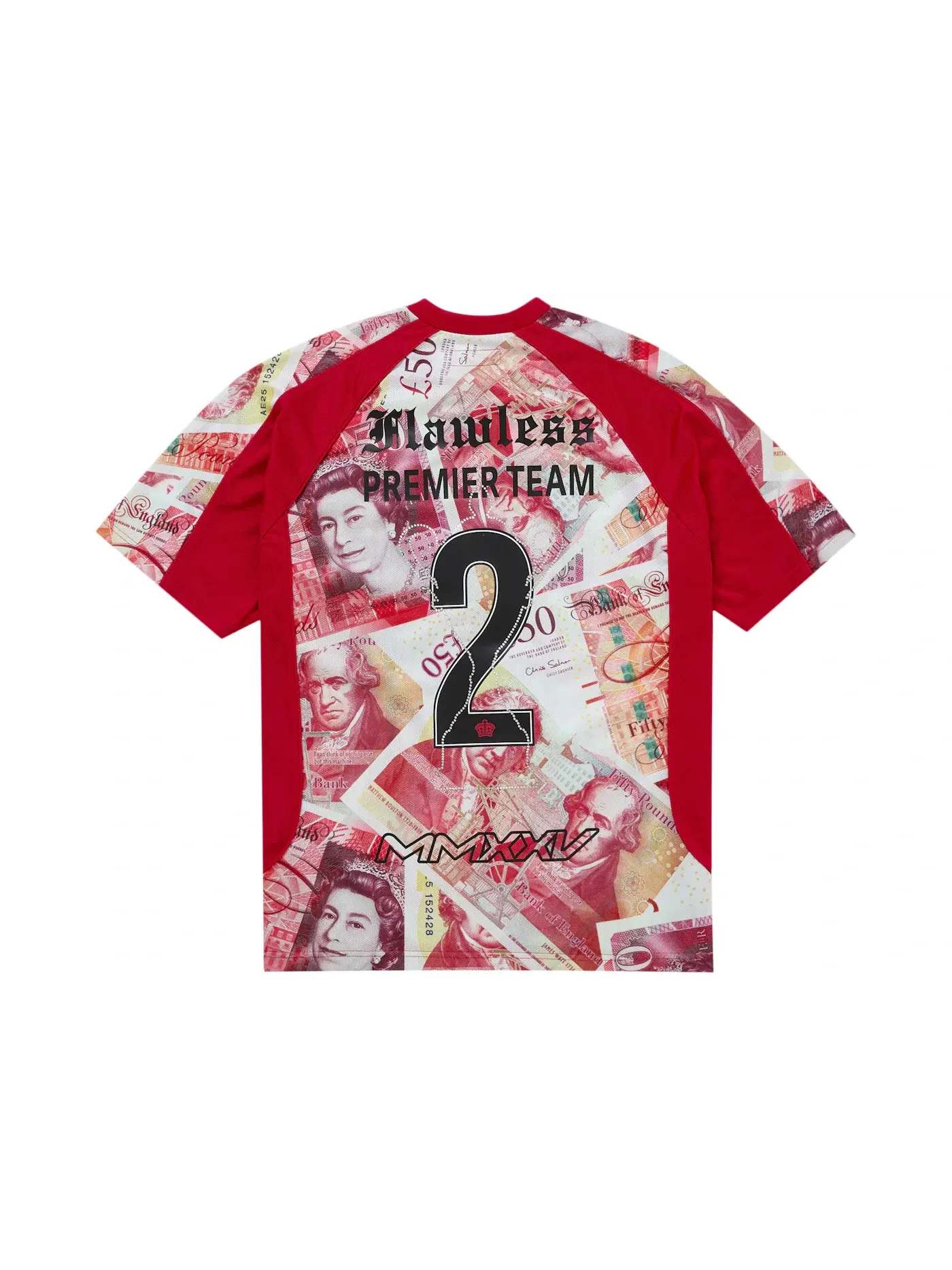 Мужская футбольная футболка Supreme Jersey — изображение 2 из 2, красный