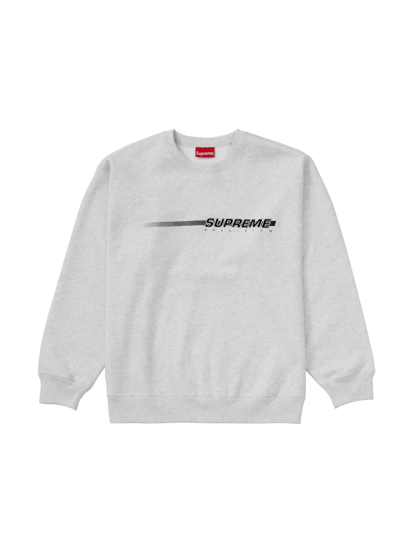 Мужской свитшот с принтом Supreme Crewneck — изображение 1 из 1, серый